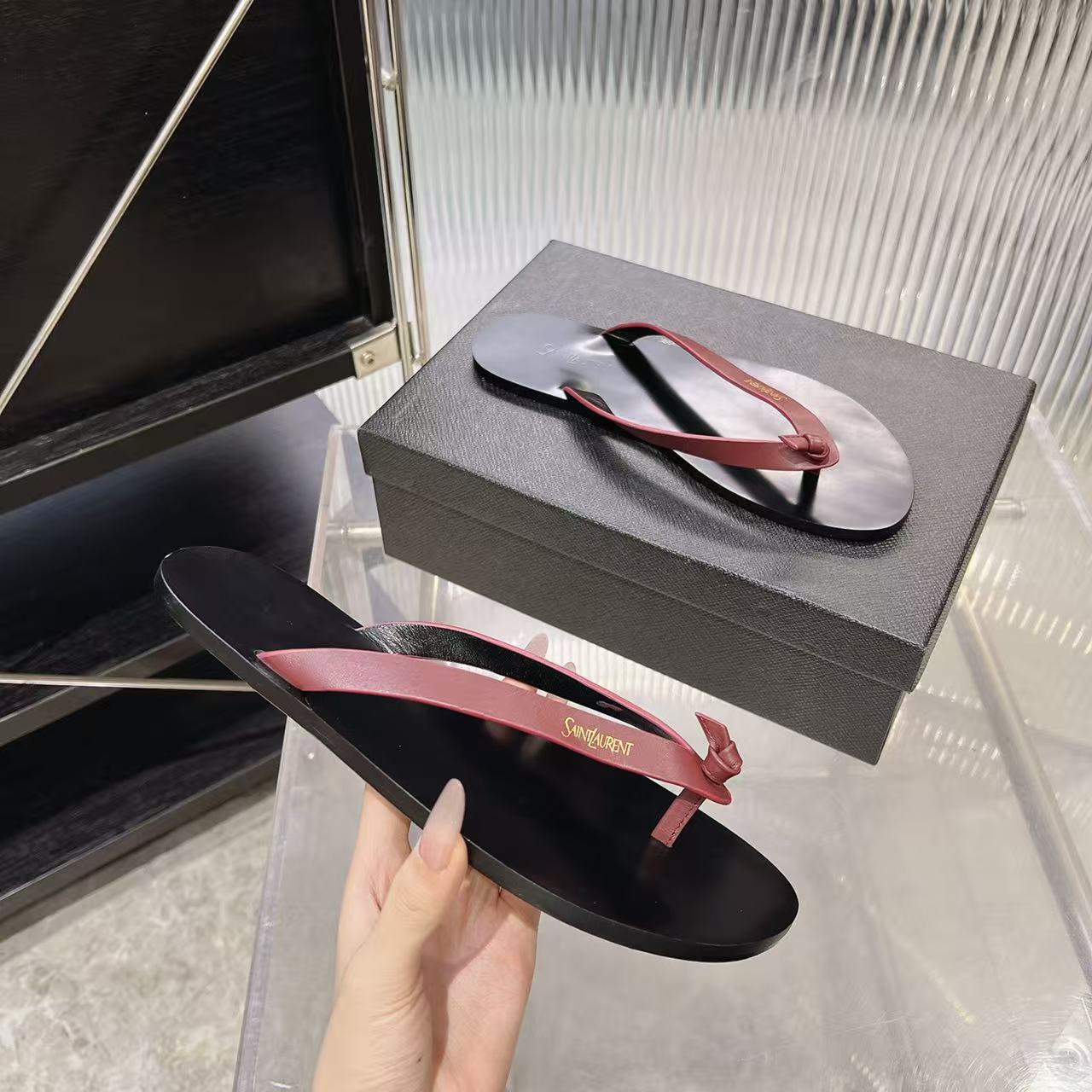 Saint Laurent Classic Luxury Leather Shoe Loafer Shoes Ref 2
