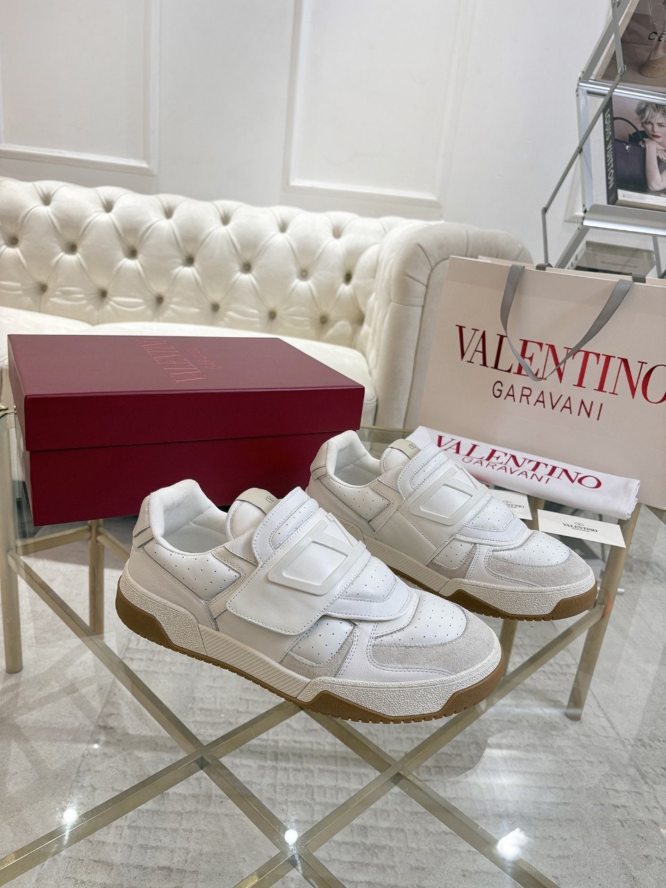 Valentino Leisure Shoes: Top Edition, Original 1:1 Development, Premium Materials, Various Sizes. - 图片 6