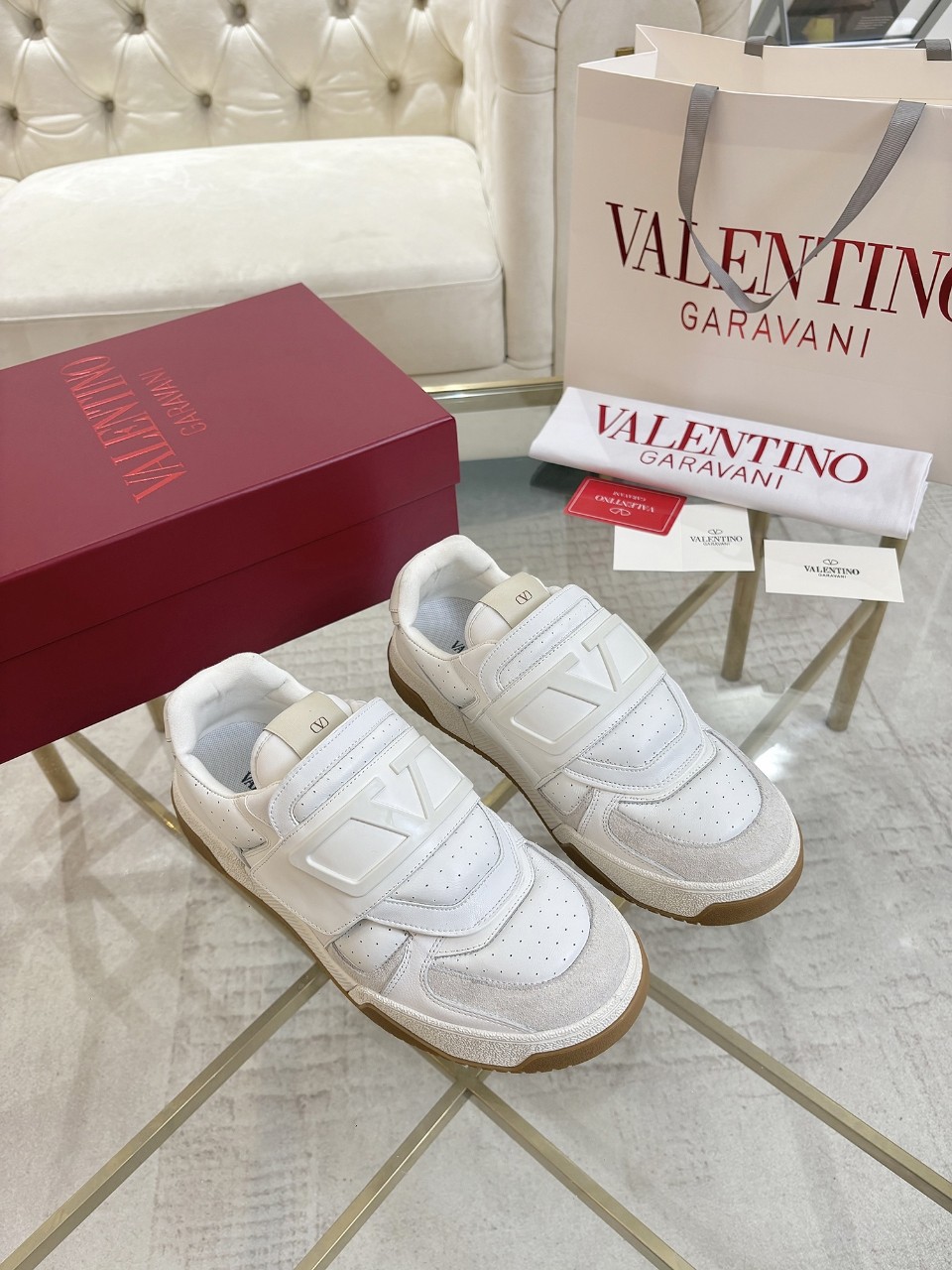 Valentino Leisure Shoes: Top Edition, Original 1:1 Development, Premium Materials, Various Sizes. - 图片 5
