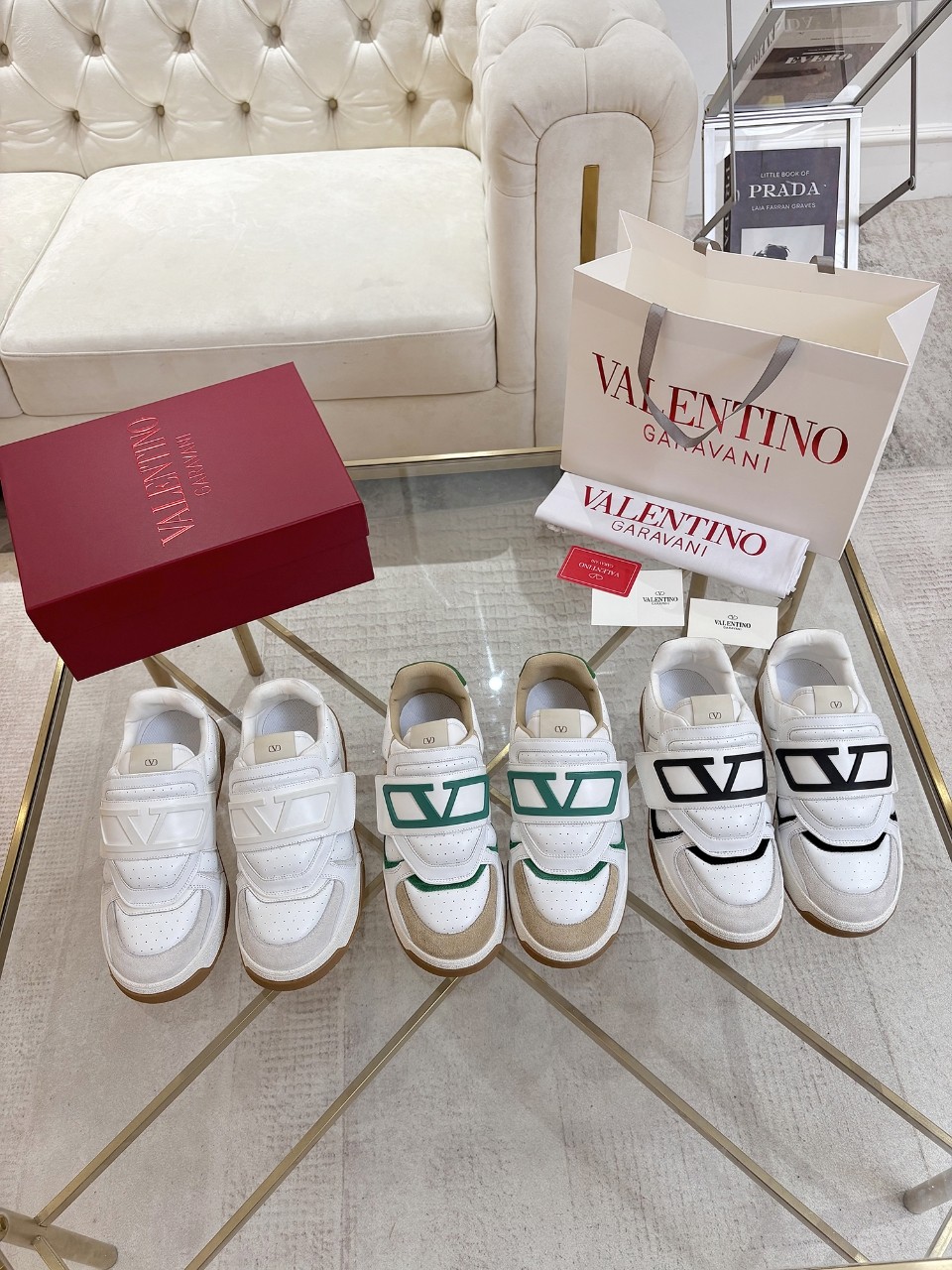 Valentino Leisure Shoes: Top Edition, Original 1:1 Development, Premium Materials, Various Sizes. - 图片 9