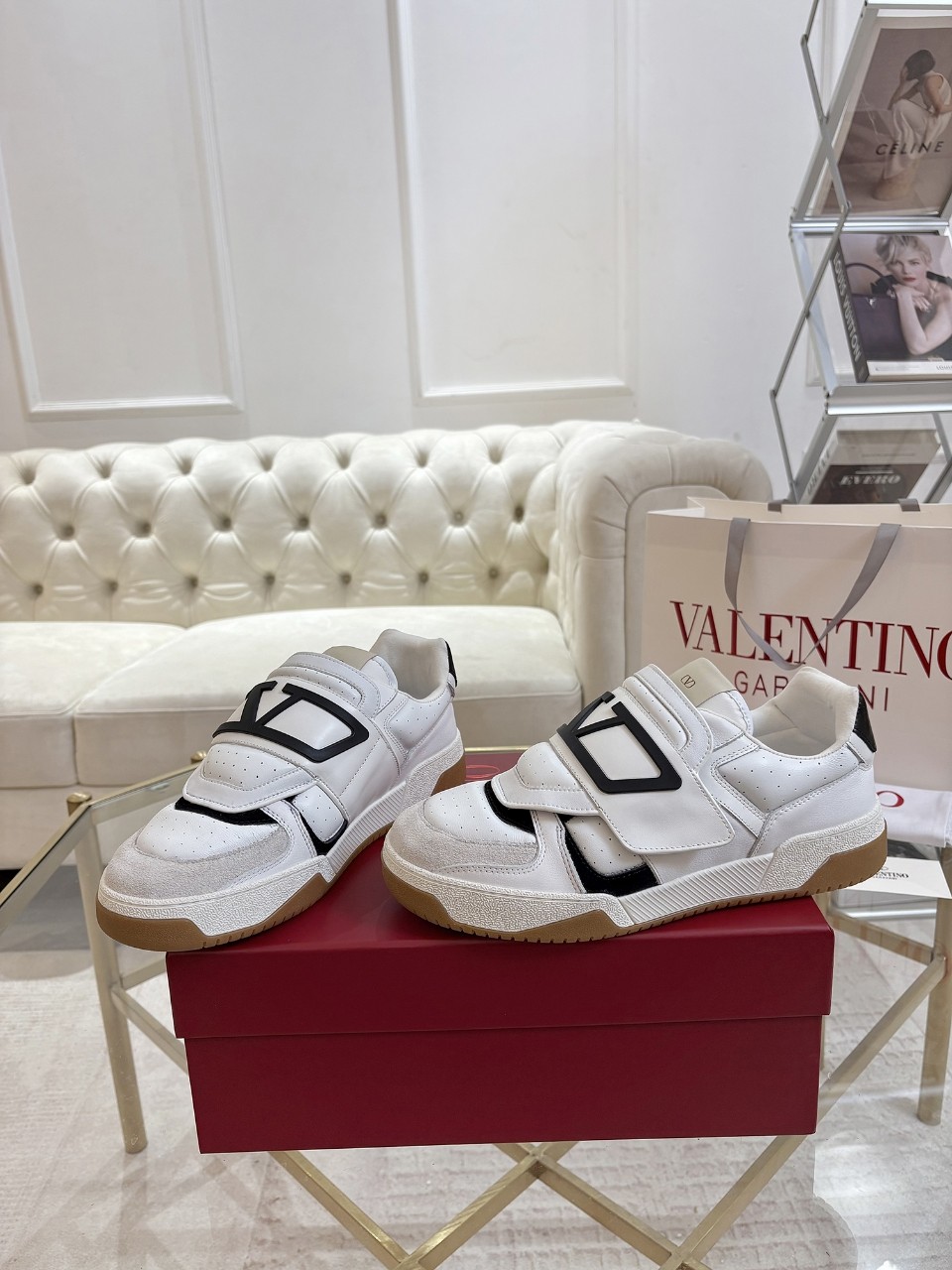 Valentino Leisure Shoes: Top Edition, Original 1:1 Development, Premium Materials, Synchronized Packages - 图片 6