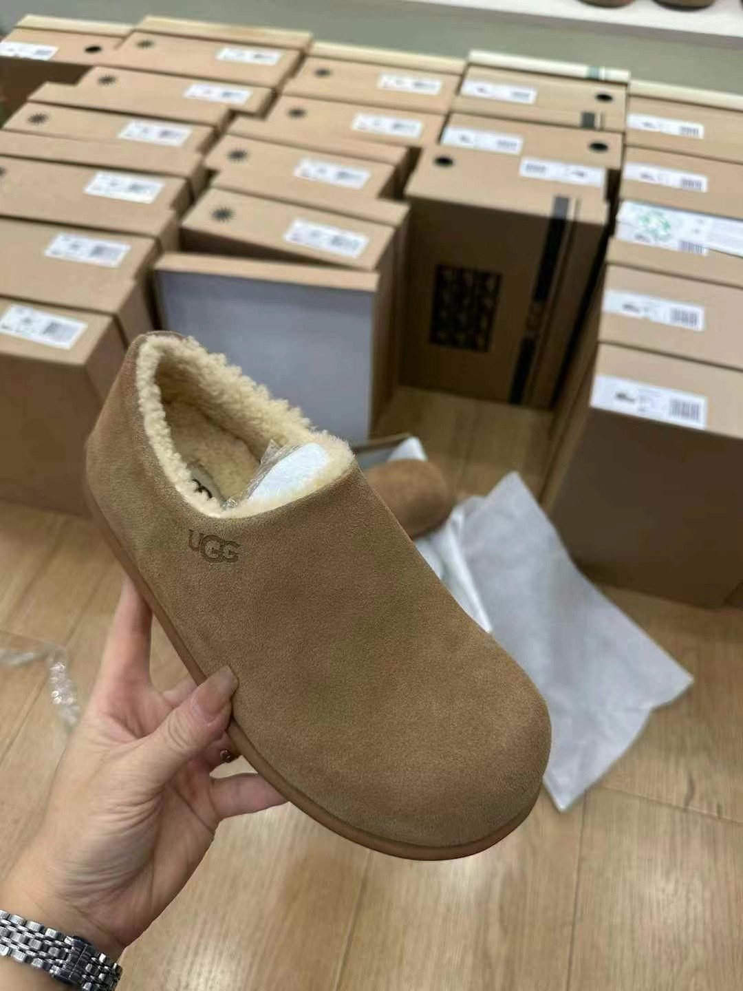 🔥新品分享
𝐔𝐠𝐠 小土豆全包鞋
这款颜值太好嗑了！
带后跟保暖性更好
三色
35-40码
​