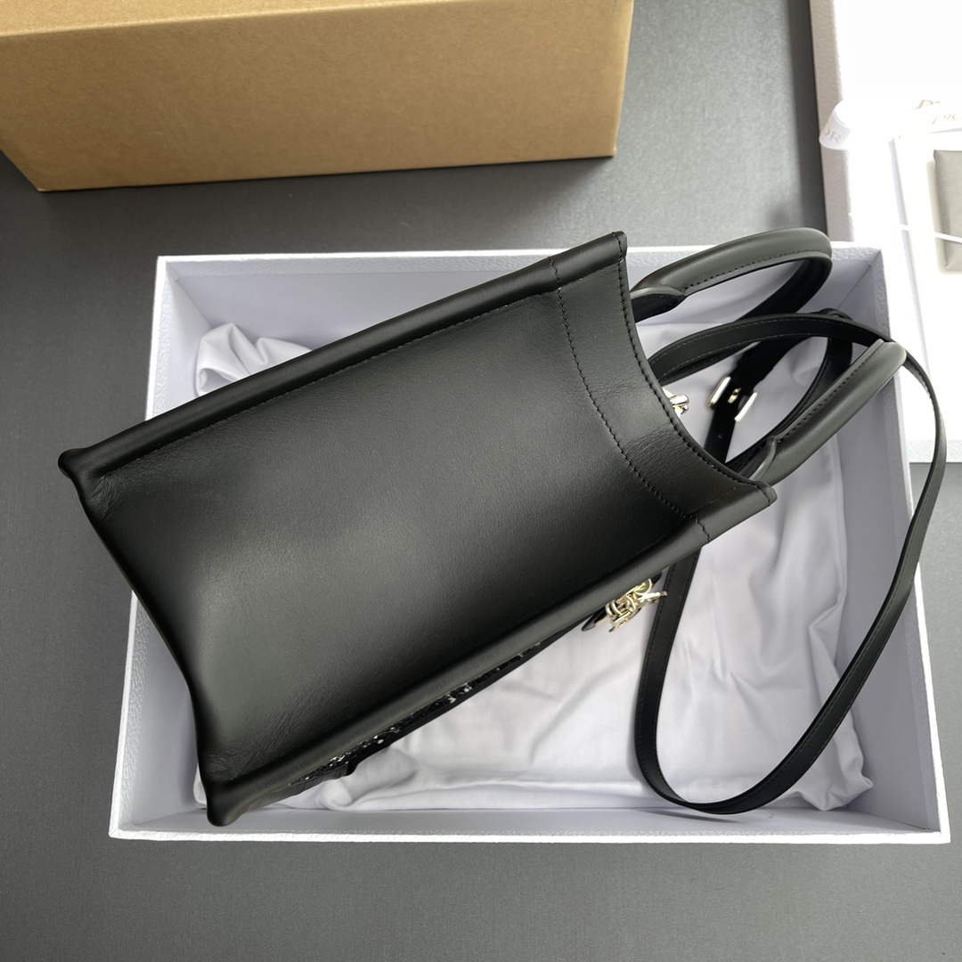 Dior [Top high-end~Imported materials] Small Book Tote handbag