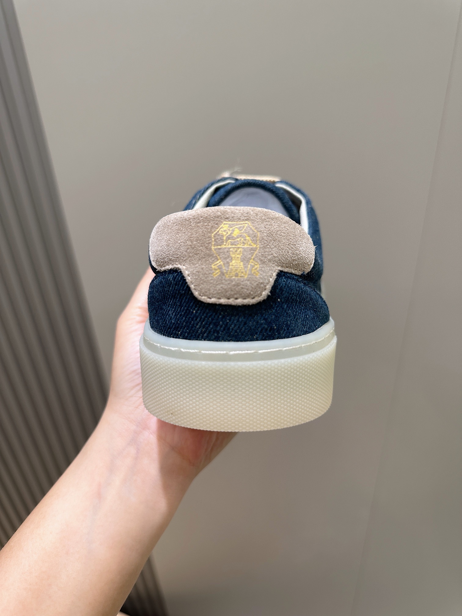 Brunello Cucinelli Nuevos Zapatos Deportivos para Hombre Este zapato deportivo plano está hecho de c