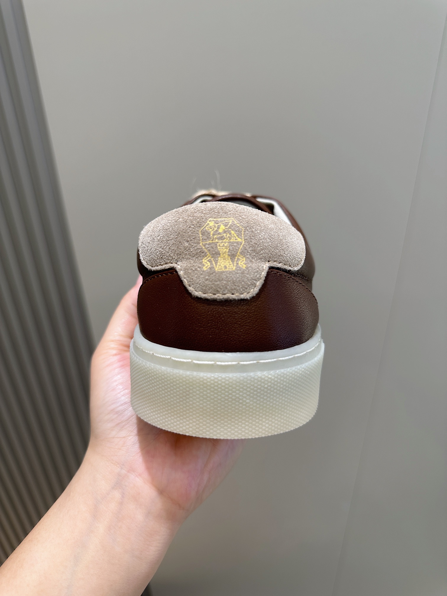 Brunello Cucinelli Nuevos Zapatos Deportivos para Hombre Este zapato deportivo plano está hecho de c