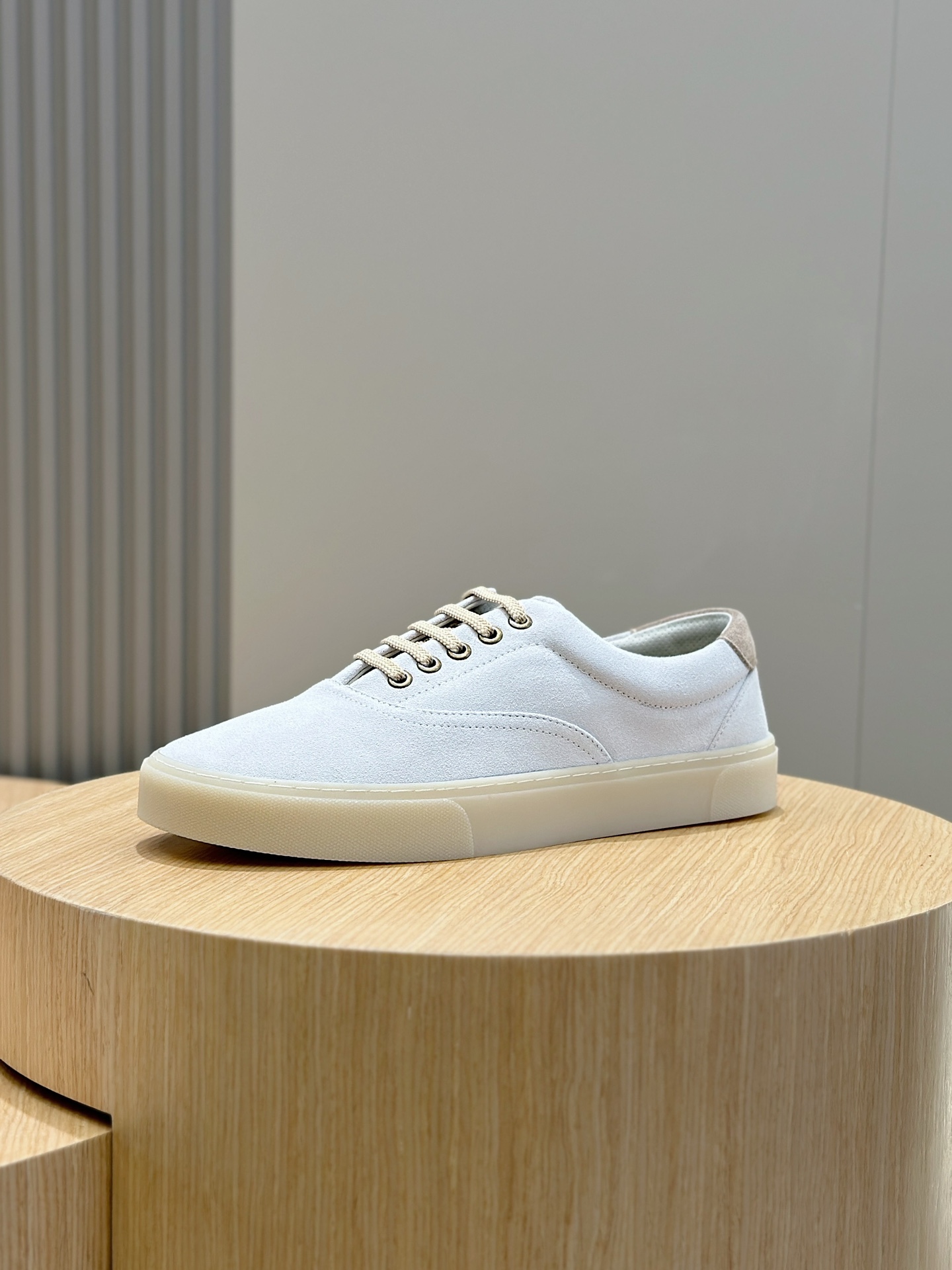 Brunello Cucinelli Nuevos Zapatos Deportivos para Hombre Este zapato deportivo plano está hecho de c