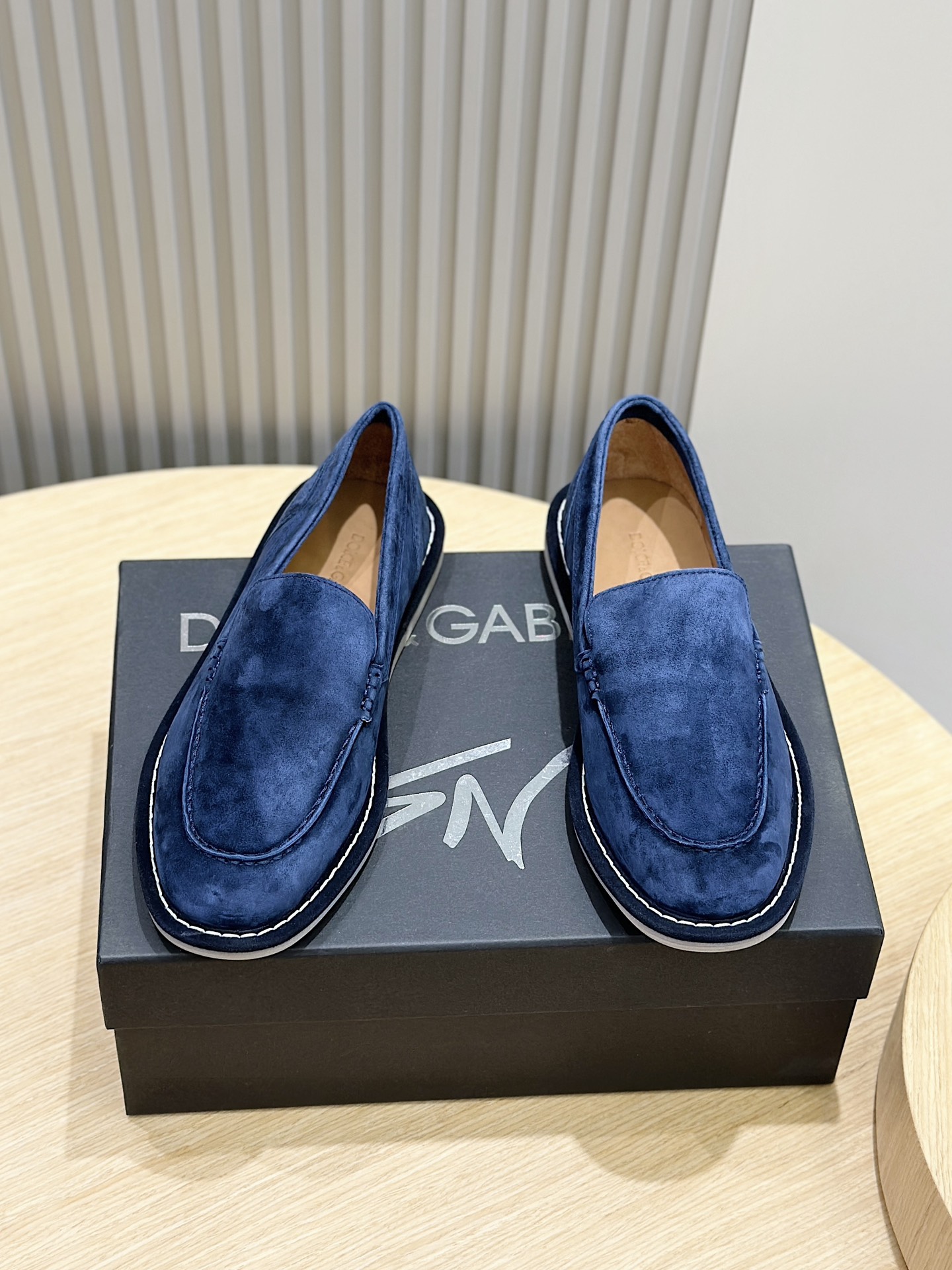 Dolce&Gabban Dolce&Gabbana zapatos mocasín de anteNueva colección Florio de zapatos mocasín de ante 