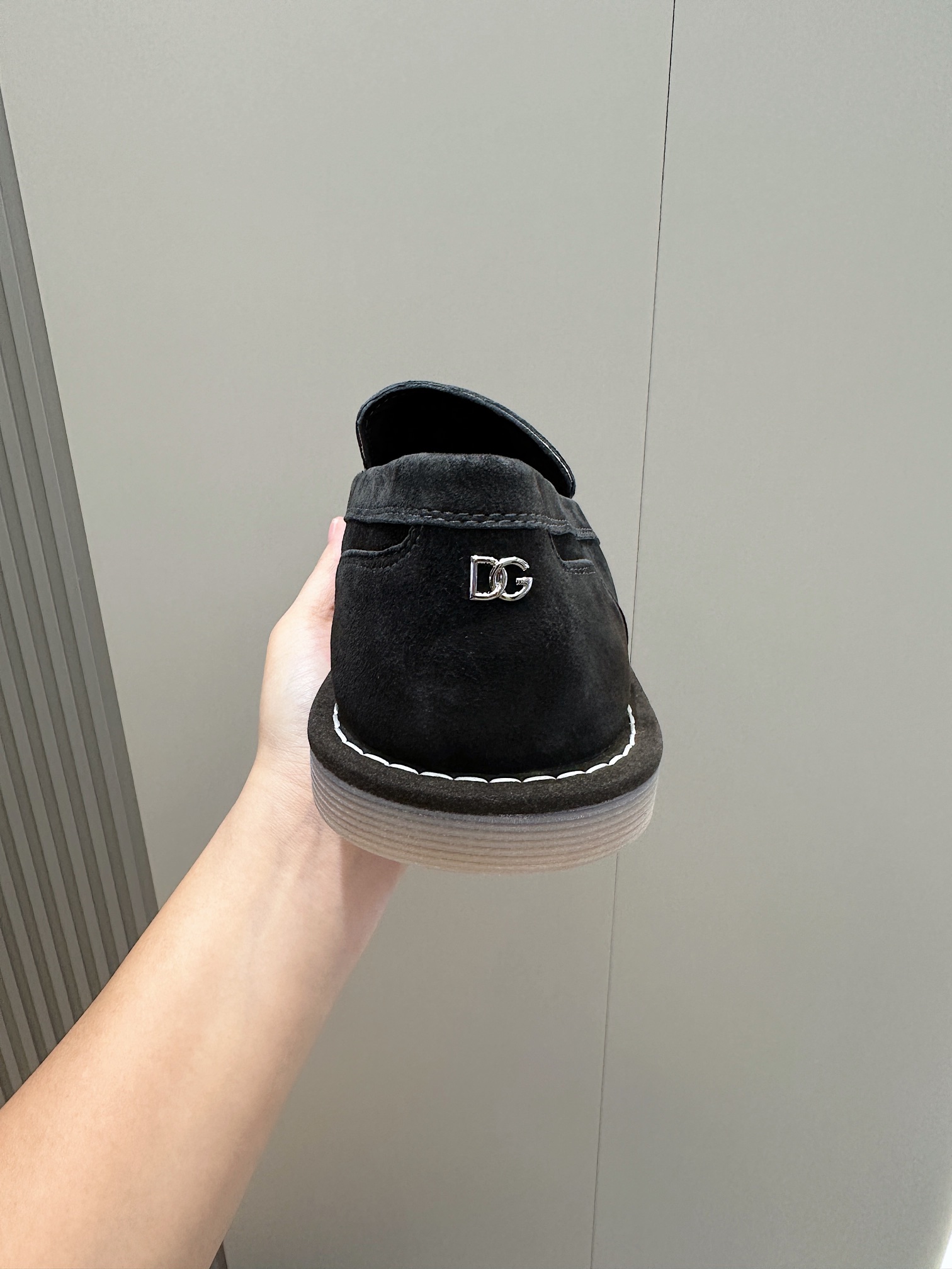 Precio de fábrica 410Dolce&Gabban zapatos mocasín de anteNuevos zapatos mocasín de ante suave serie 