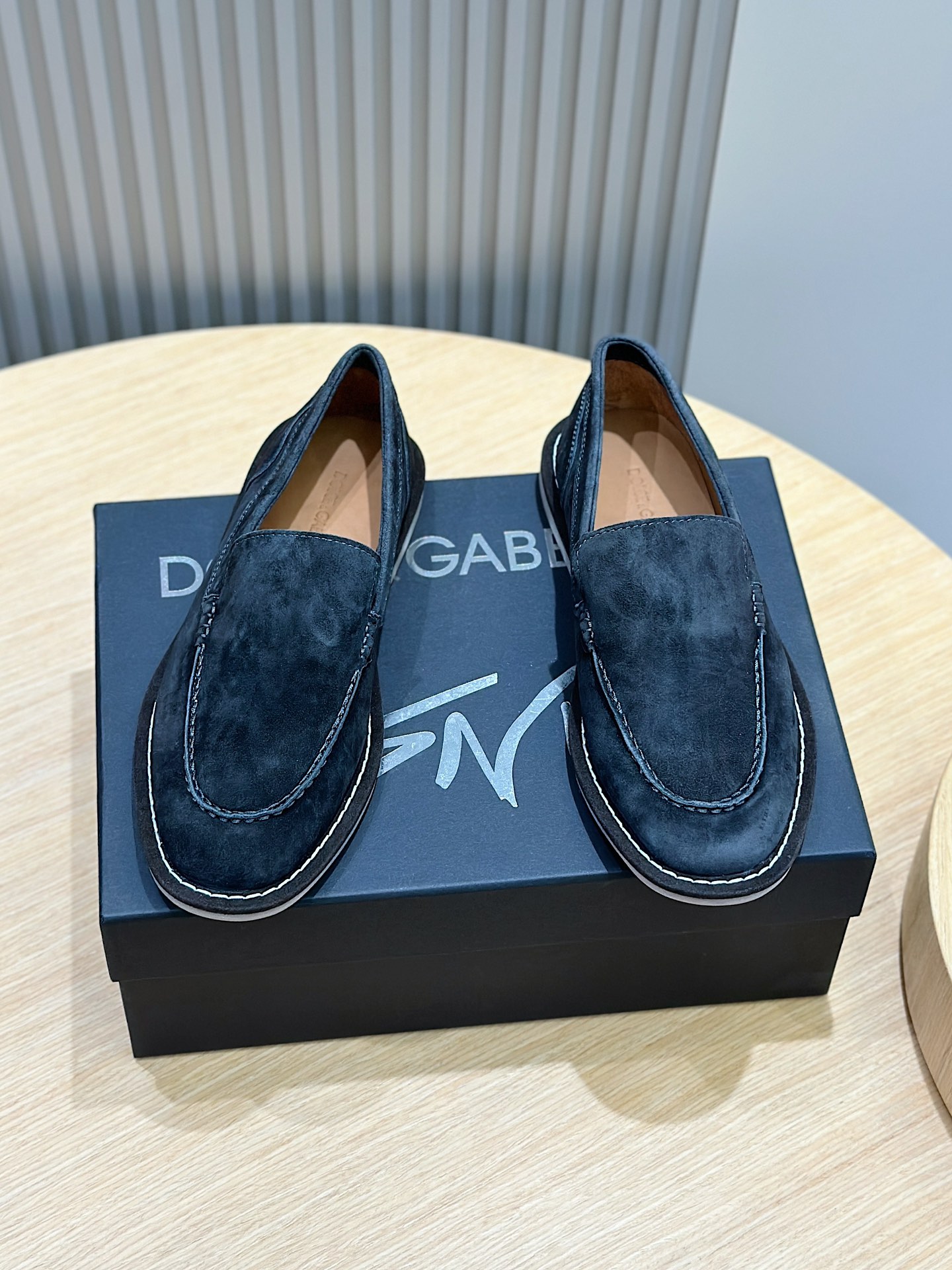 Dolce&Gabban Dolce&Gabbana zapatos mocasín de anteNueva colección Florio de zapatos mocasín de ante 
