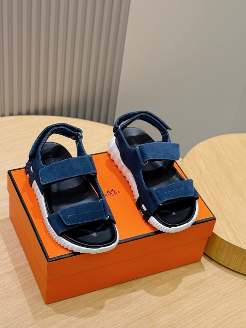 Hermes Electric Men's Sandals, Original Design Contrast Sole, Comfortable Fit 1 Hermes Electric Men's Sandals, Original Design Contrast Sole, Comfortable Fit