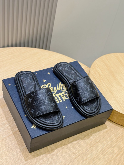 Louis Vuitton Waterfront Monogram Canvas Sandals - Comfortable & Stylish 1 Louis Vuitton Waterfront Monogram Canvas Sandals - Comfortable & Stylish