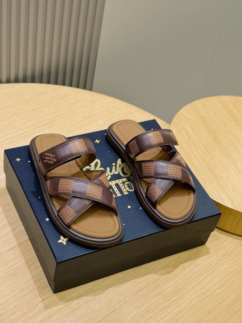Louis Vuitton Waterfront Monogram Canvas Sandals, Lightweight and Flexible 1 Louis Vuitton Waterfront Monogram Canvas Sandals, Lightweight and Flexible