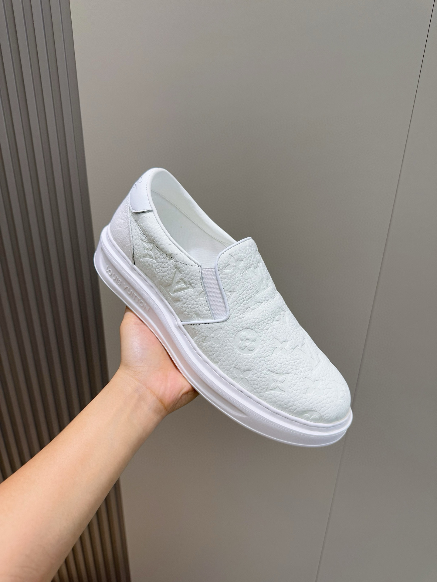 Louis Vuitton Men's BevetyHils Sneaker: Soft Leather, Embossed Logo, and Rubber Sole 6 i1755778541754 4444 0 4
