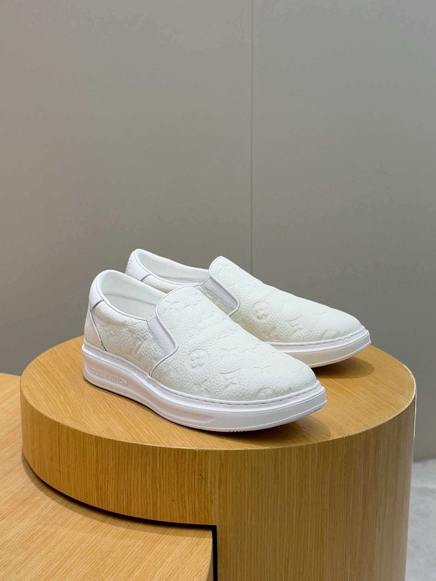 Louis Vuitton Men's BevetyHils Sneaker: Soft Leather, Embossed Logo, and Rubber Sole 4 i1755778542046 6843 0 2