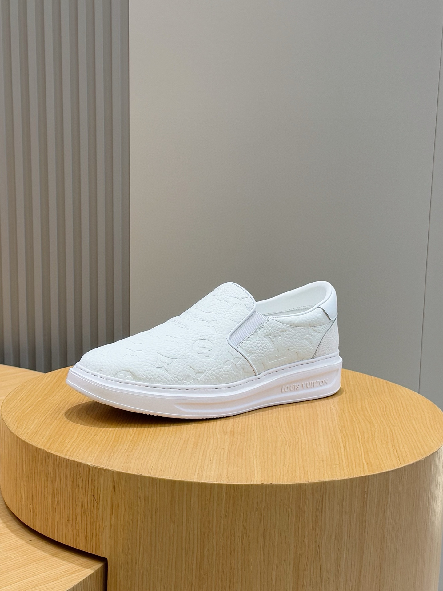 Louis Vuitton Men's BevetyHils Sneaker: Soft Leather, Embossed Logo, and Rubber Sole 3 i1755778542047 8604 0 1