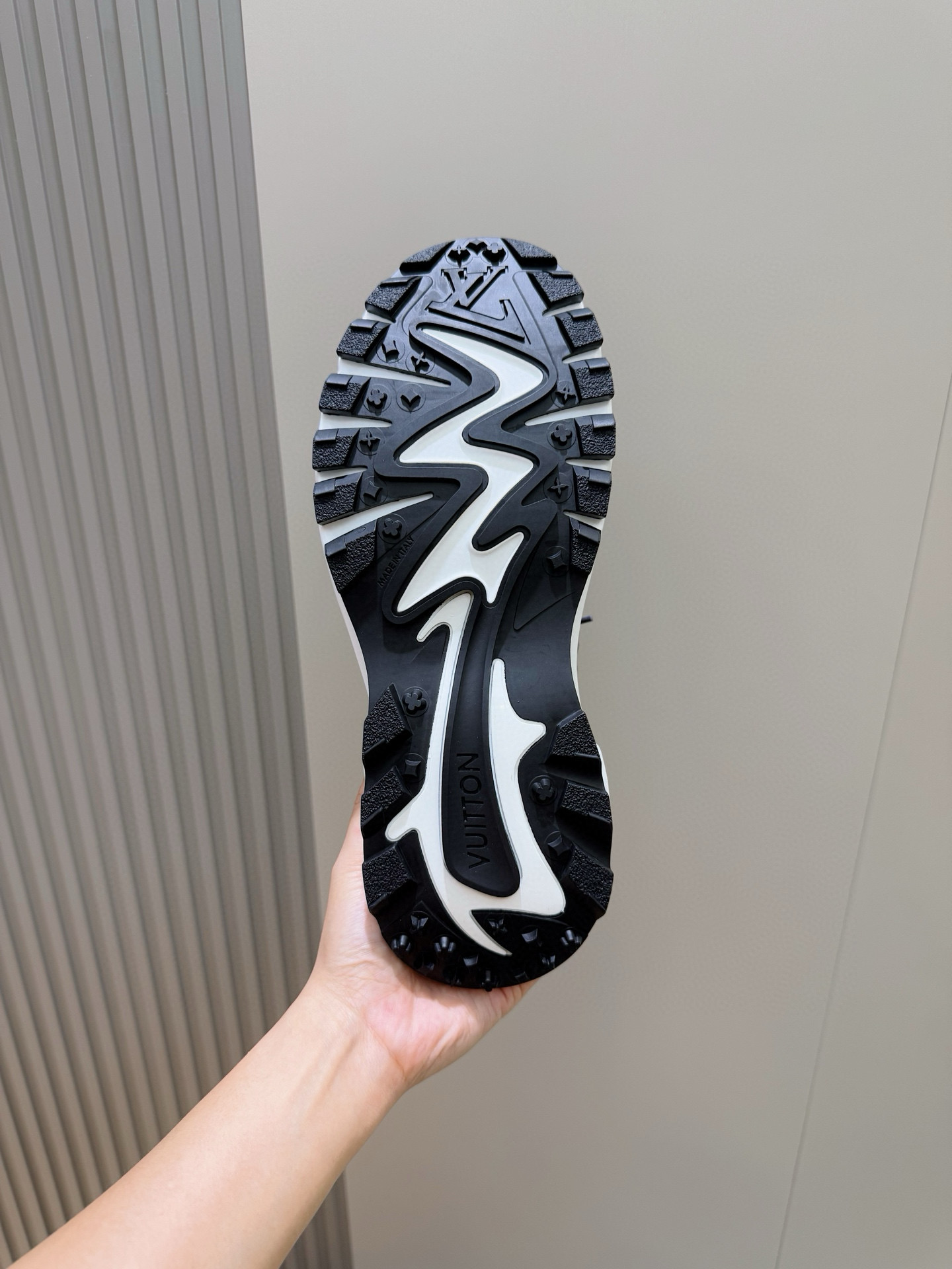 Men's VNR Knit Sneakers with Brand Logo, Rubber Sole - Sizes 39-44 10 i1756049048491 8422 0 8