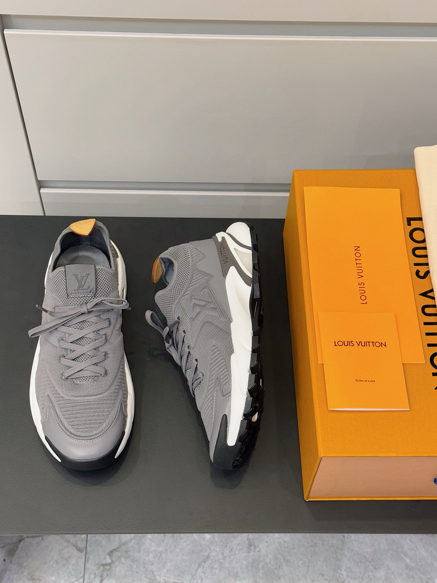 Men's VNR Knit Sneakers with Brand Logo, Rubber Sole - Sizes 39-44 2 i1756049049268 5970 0 0
