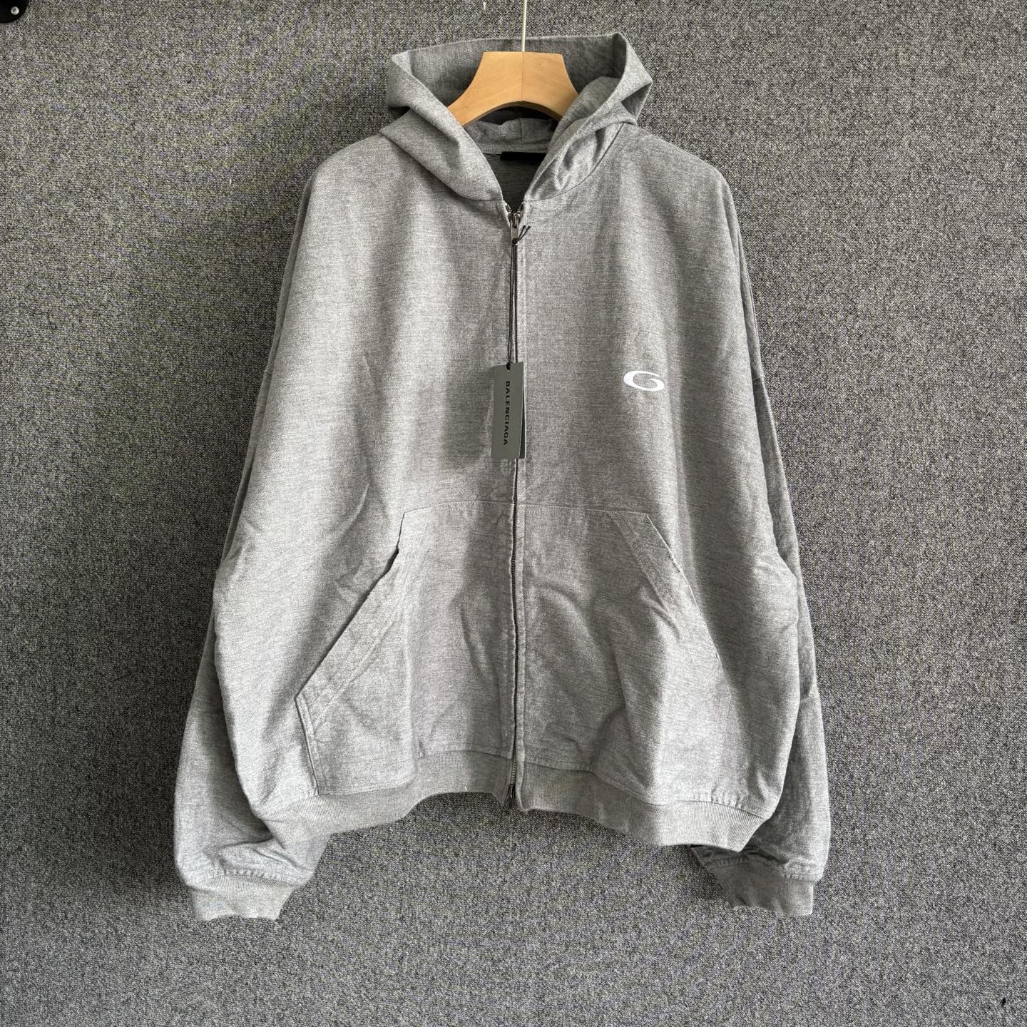 P295 balen*iaga 2025 FW Otoño/Invierno nueva chaqueta deportiva con capucha casual, tejido de algodón lavado de alto gr…