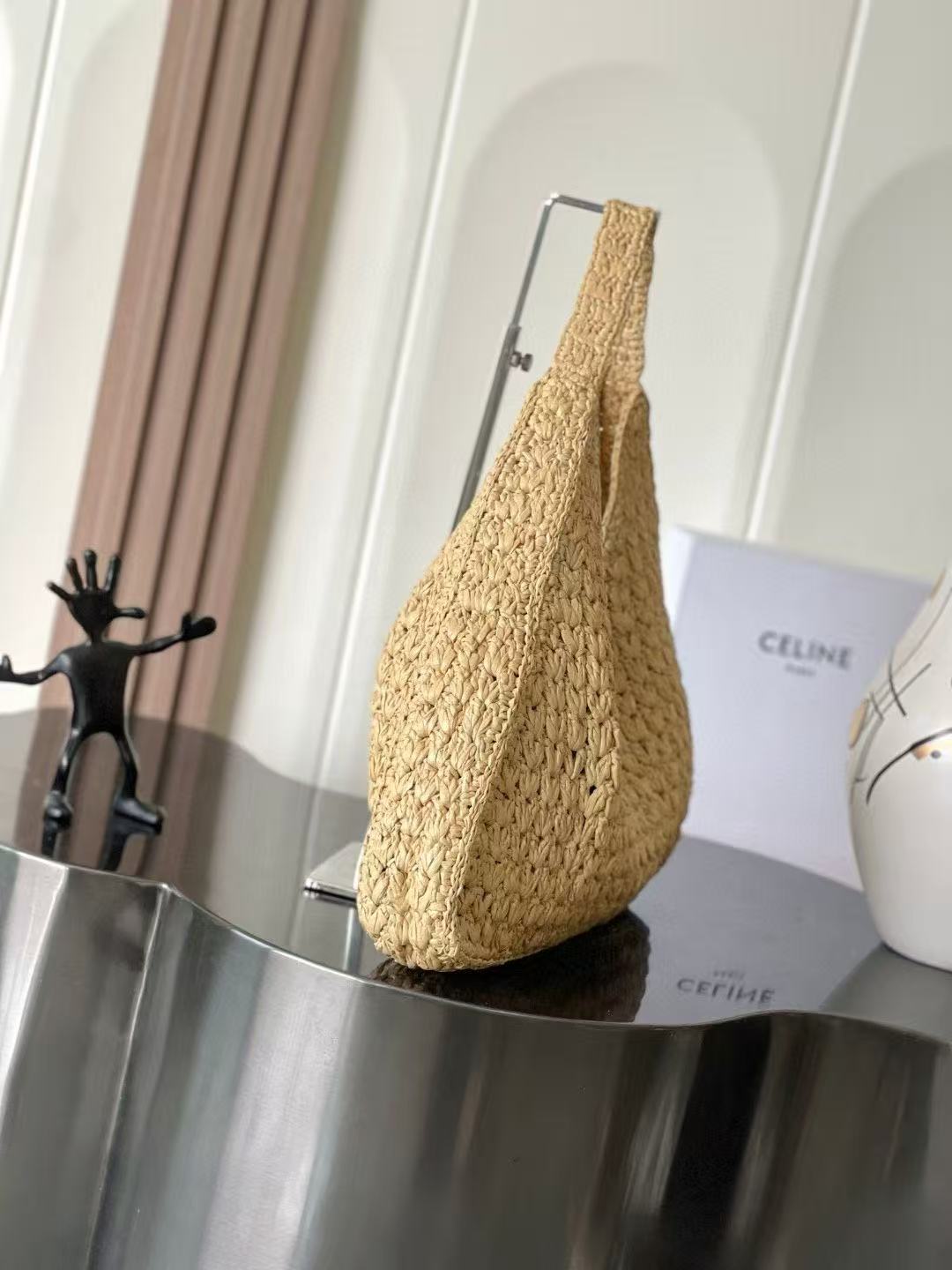 Chloé 三角 草編包～來啦 好時髦吖