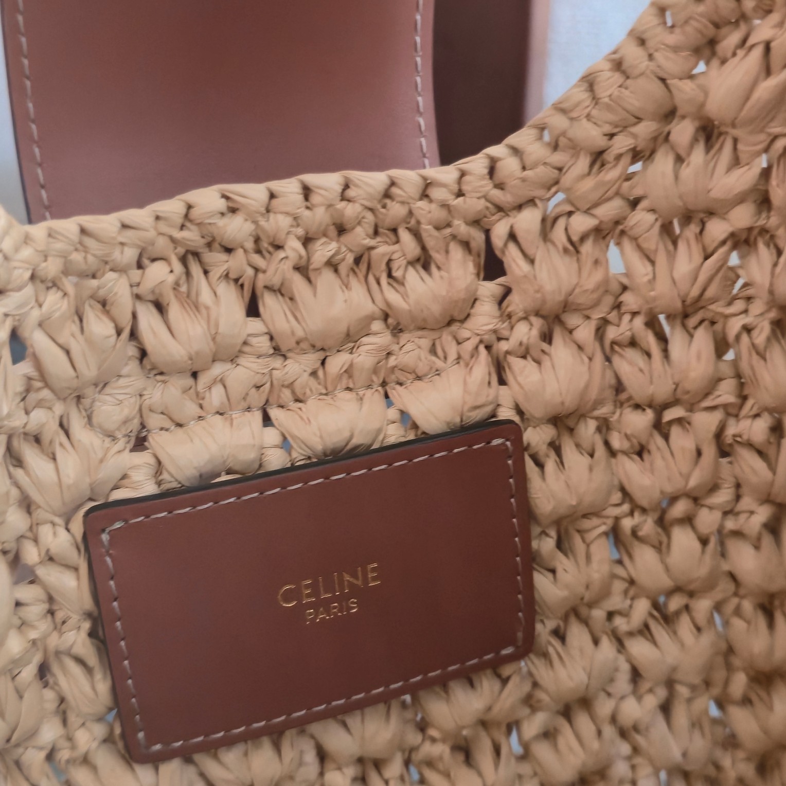 Chloé 三角 草編包～來啦 好時髦吖
