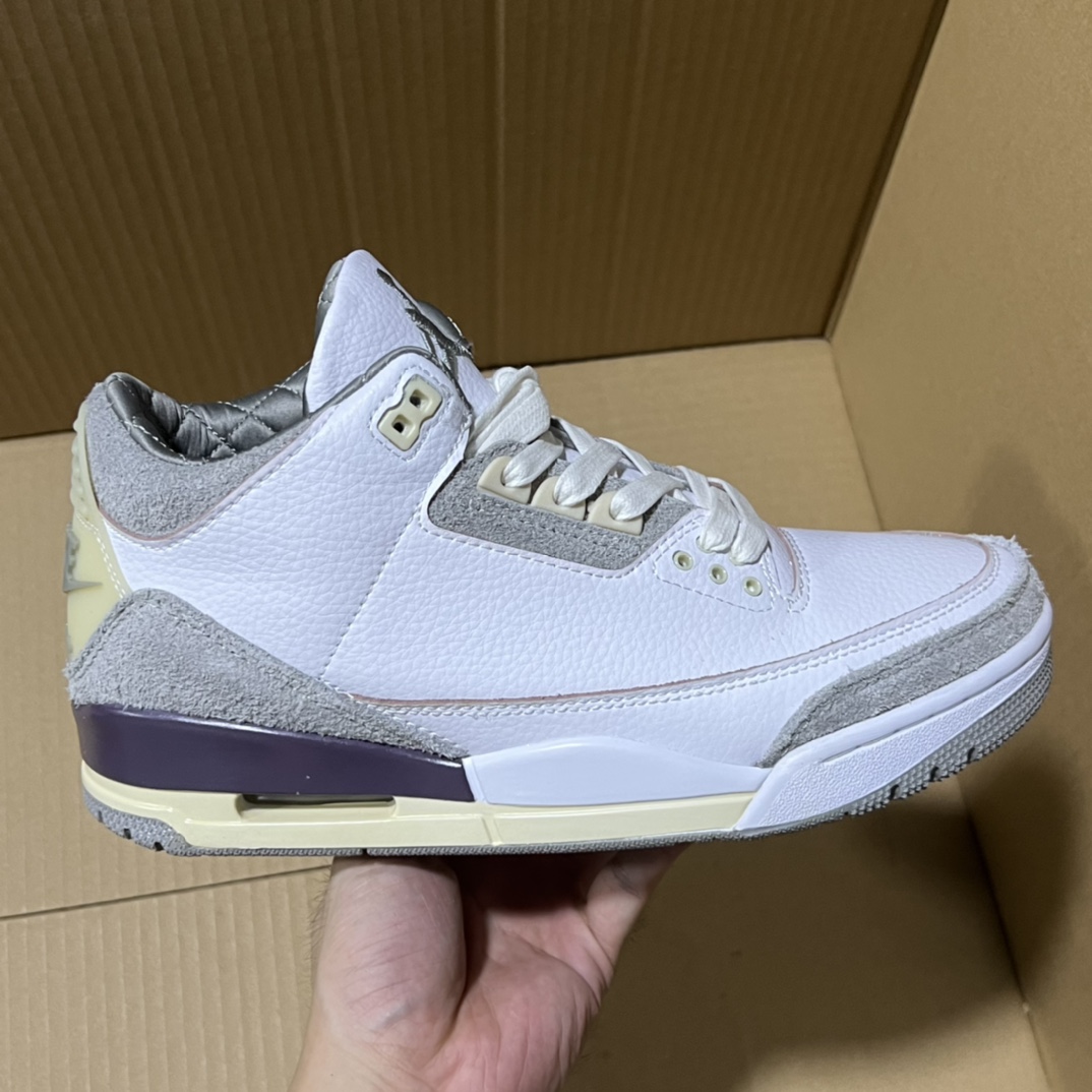 Air Jordan 3 Retro SP Sneakers White Violet Ore DH3434-105 2 i1723741627 268 0