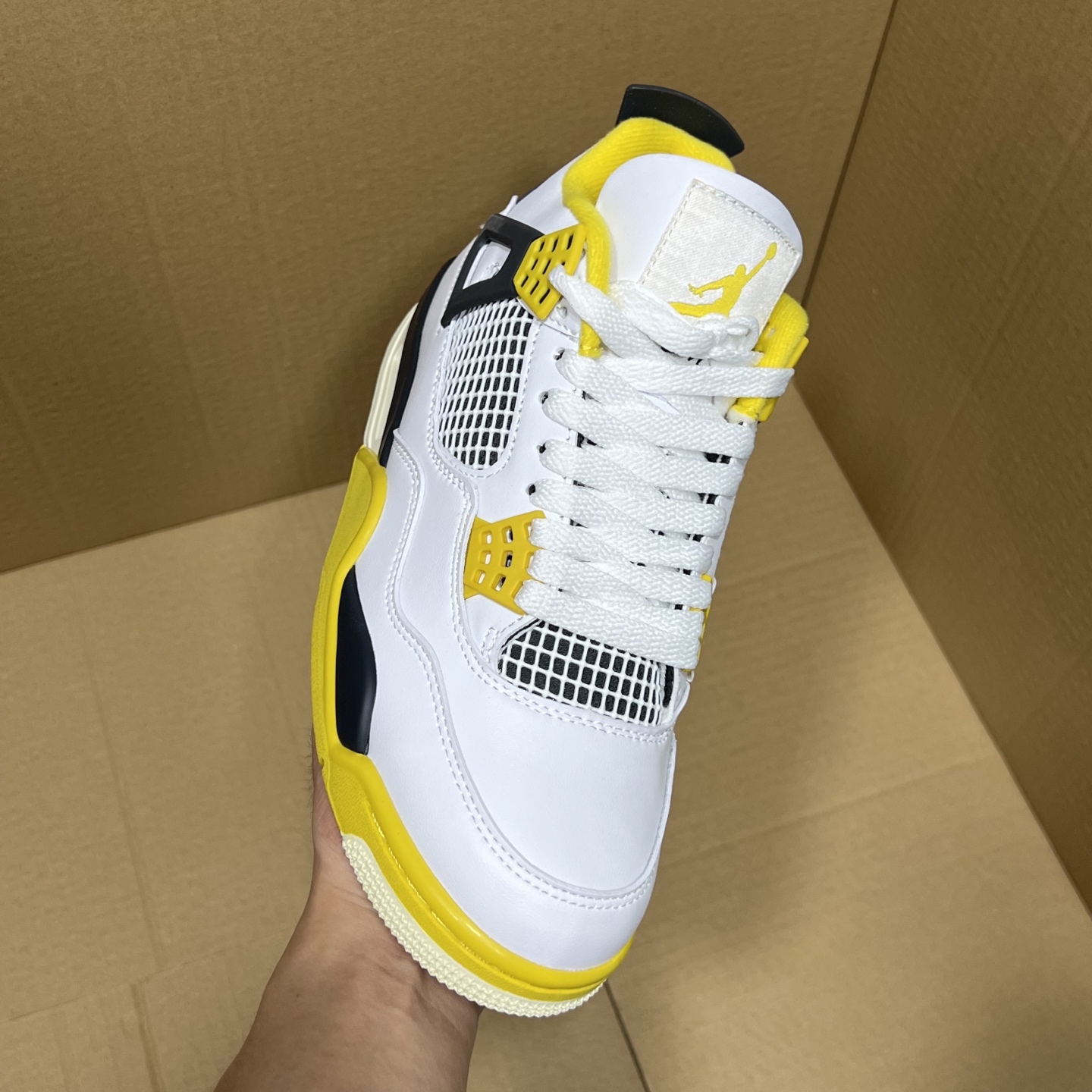 Air Jordan 4 Retro Lightning (2021) Men's Shoe - Premium Quality, Sizes 40-48.5 2 i1746643767808 8902 0 1