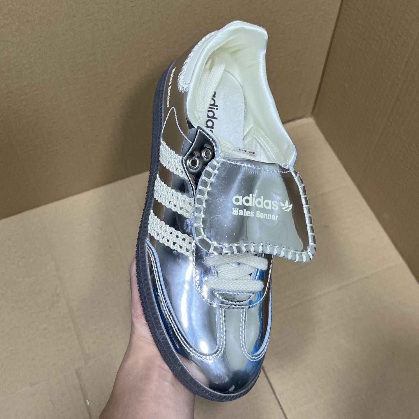 
纯原版-Wales Bonner x AD Originals Samba Classic Silve