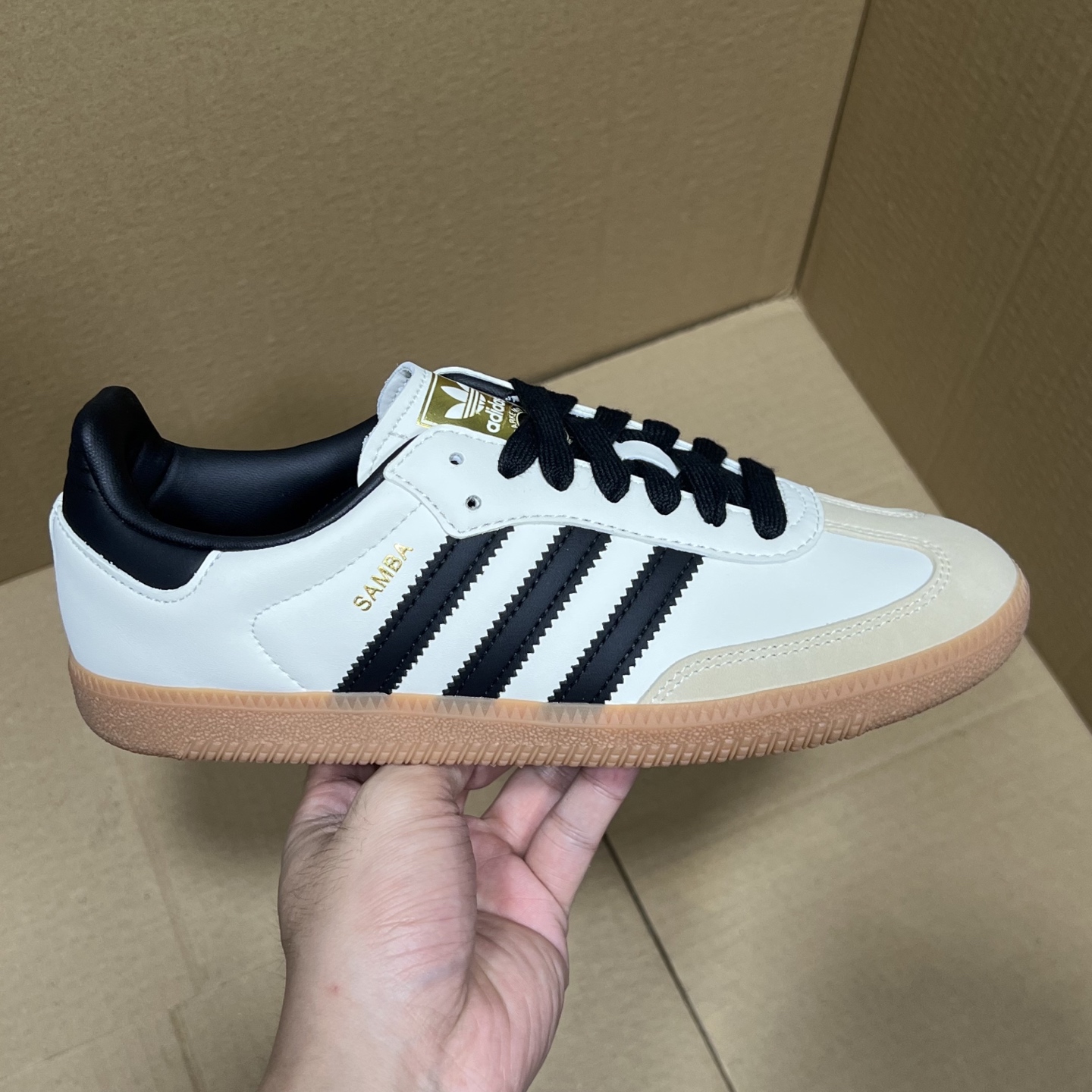  Original Samba OG 复古经典轻便板鞋白黑 ID0478
35.5-45