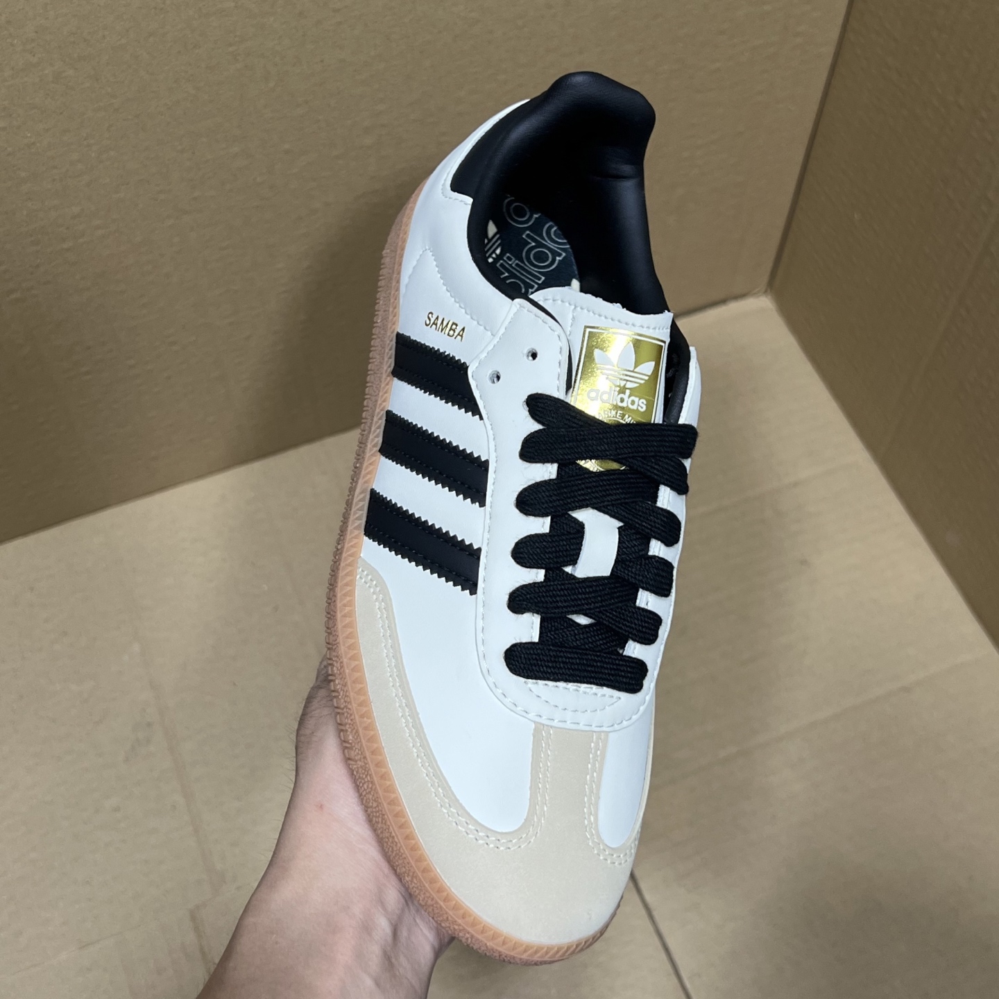  Original Samba OG 复古经典轻便板鞋白黑 ID0478
35.5-45