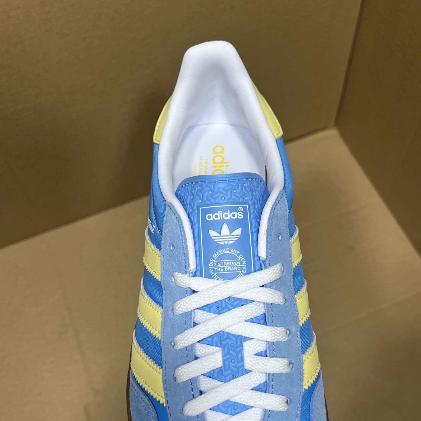 Gazelle Indoor Trainers 德训风板鞋 蓝黄生胶 IE2960  35.5-45