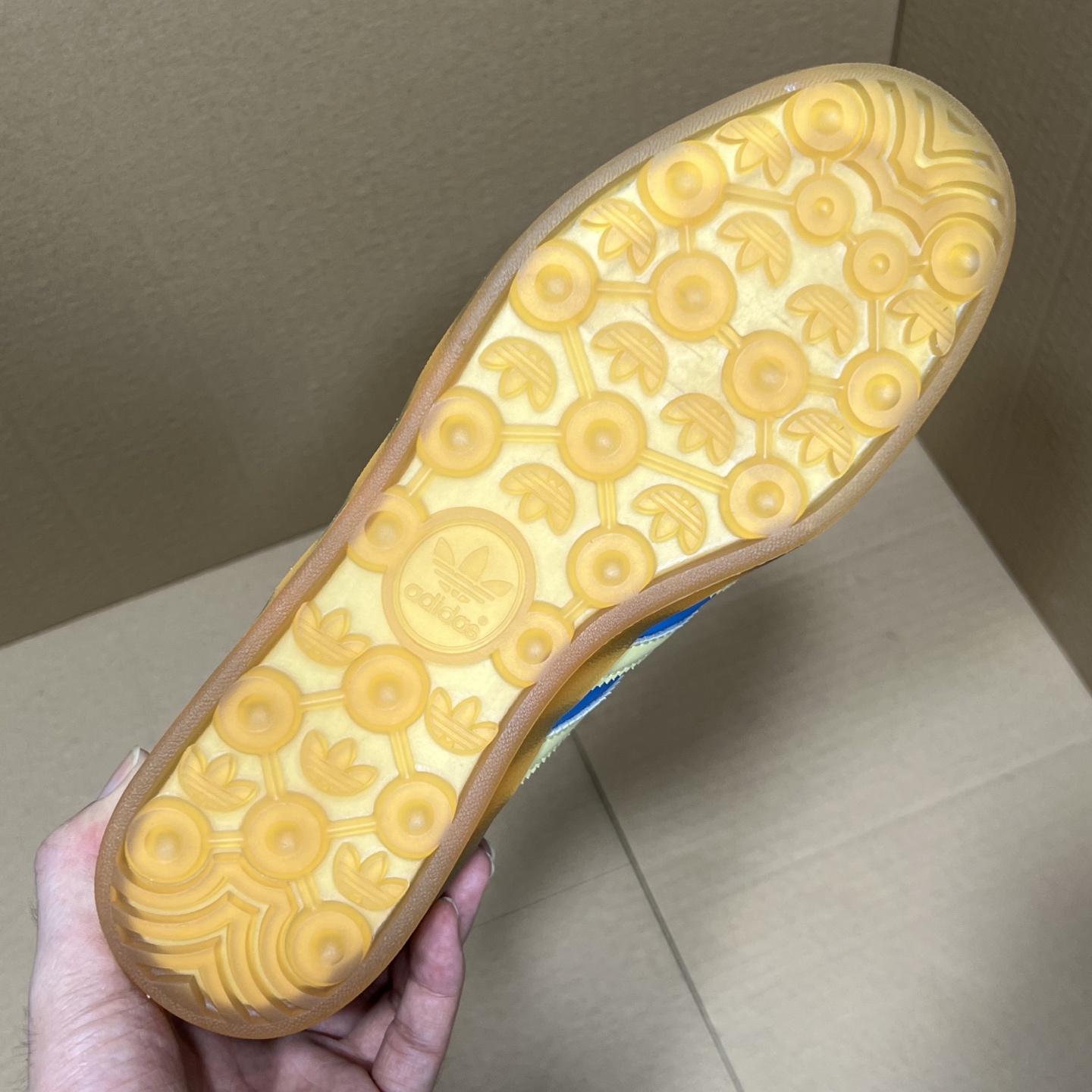  Gazelle Indoor Trainers 德训风板鞋 蓝黄生胶 IE2960  35.5-45
