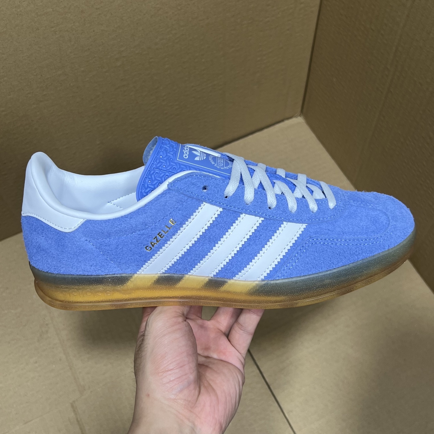   Originals Gazelle Indoor  防 蓝白 HQ871  35.5-45