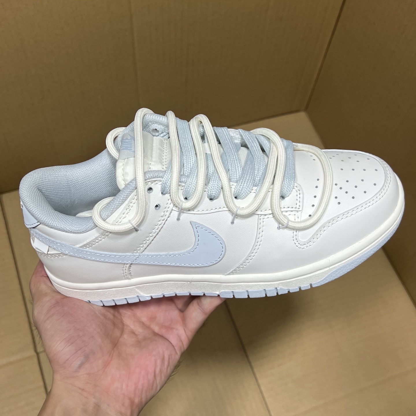 Nike Dunk Low White Grey Fog, Custom Edition Available in Multiple Sizes 3 i1758647224210 9666 0 0