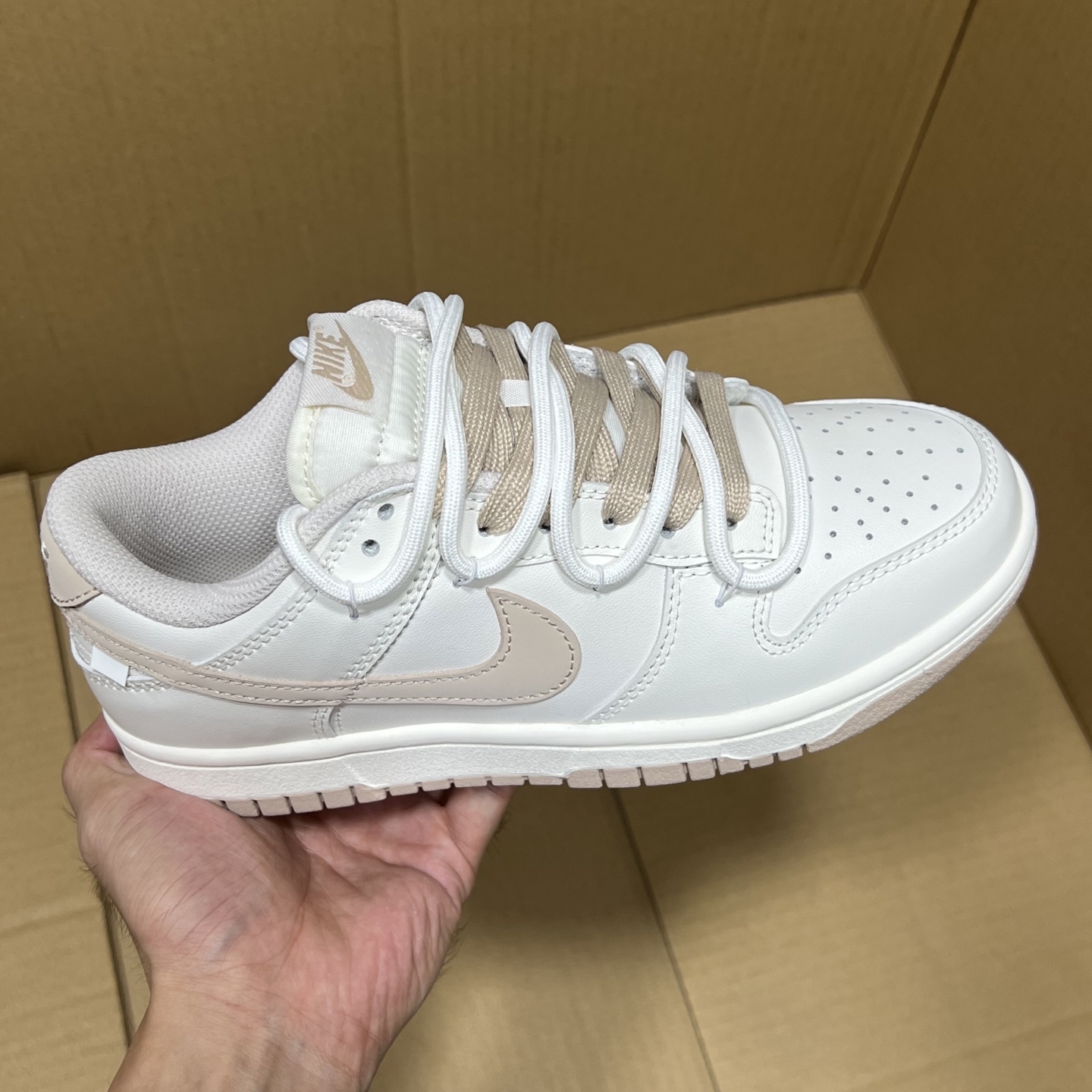 Nike Dunk Low White Grey Fog, Custom Edition Available in Multiple Sizes 4 i1758647241955 2549 0 0