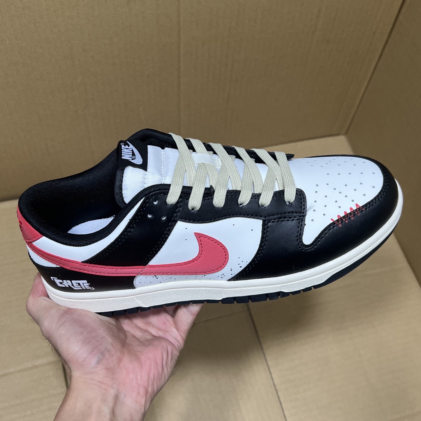 Nike Dunk Low White Grey Fog, Custom Edition Available in Multiple Sizes 8 i1758647307445 8206 0 0