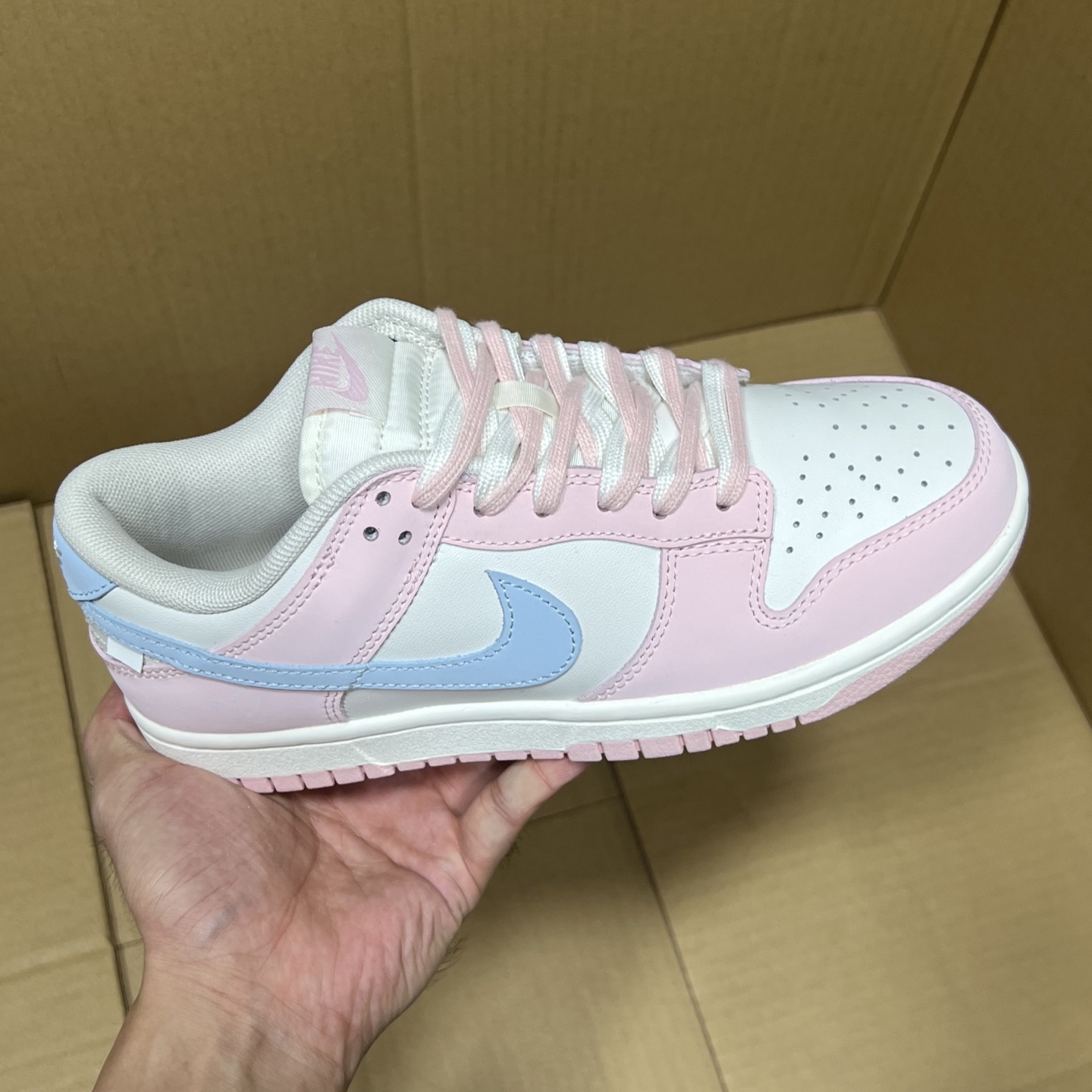 Nike Dunk Low White Grey Fog, Custom Edition Available in Multiple Sizes 9 i1758647322624 7888 0 0