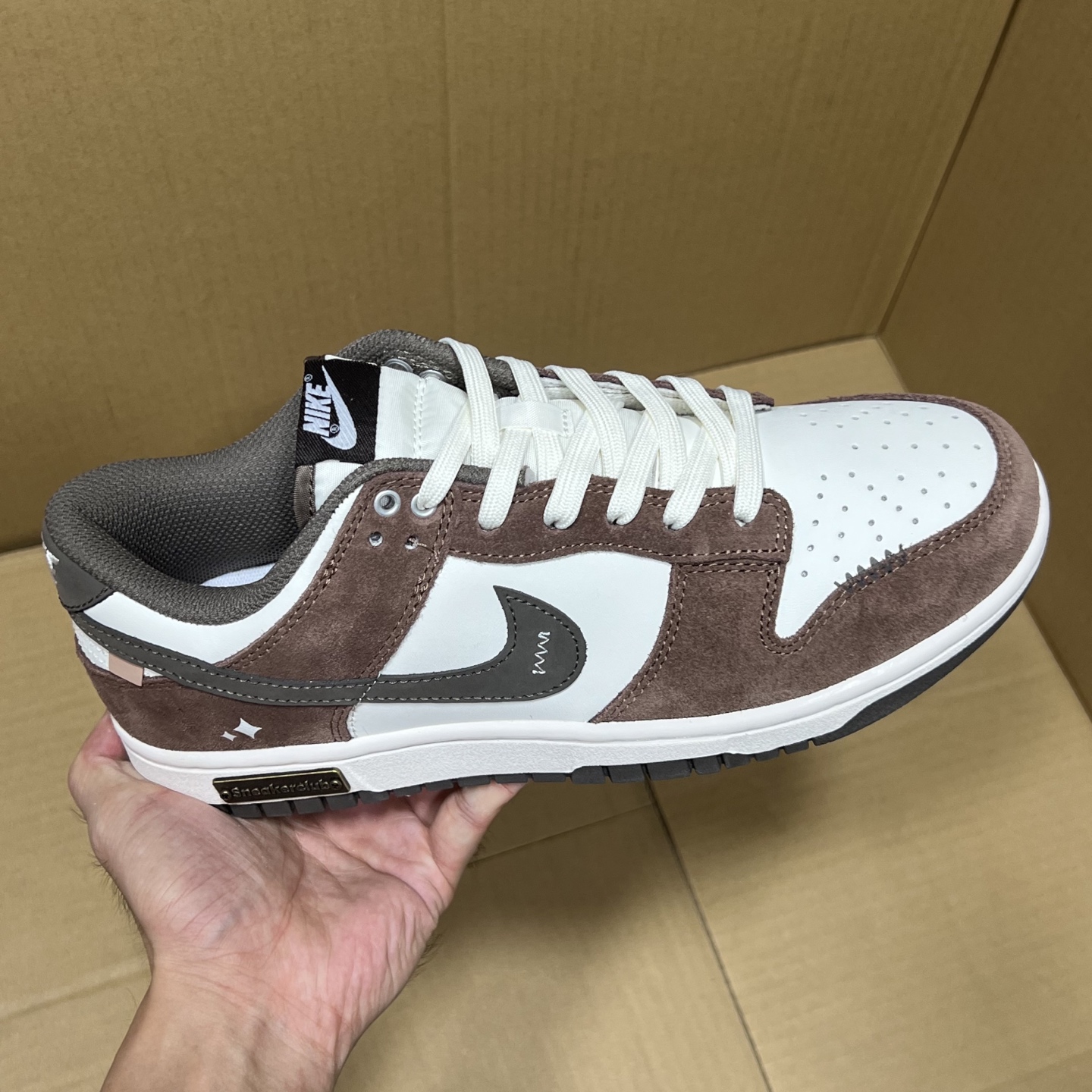 Nike Dunk Low White Grey Fog, Custom Edition Available in Multiple Sizes 10 i1758647337311 3697 0 0