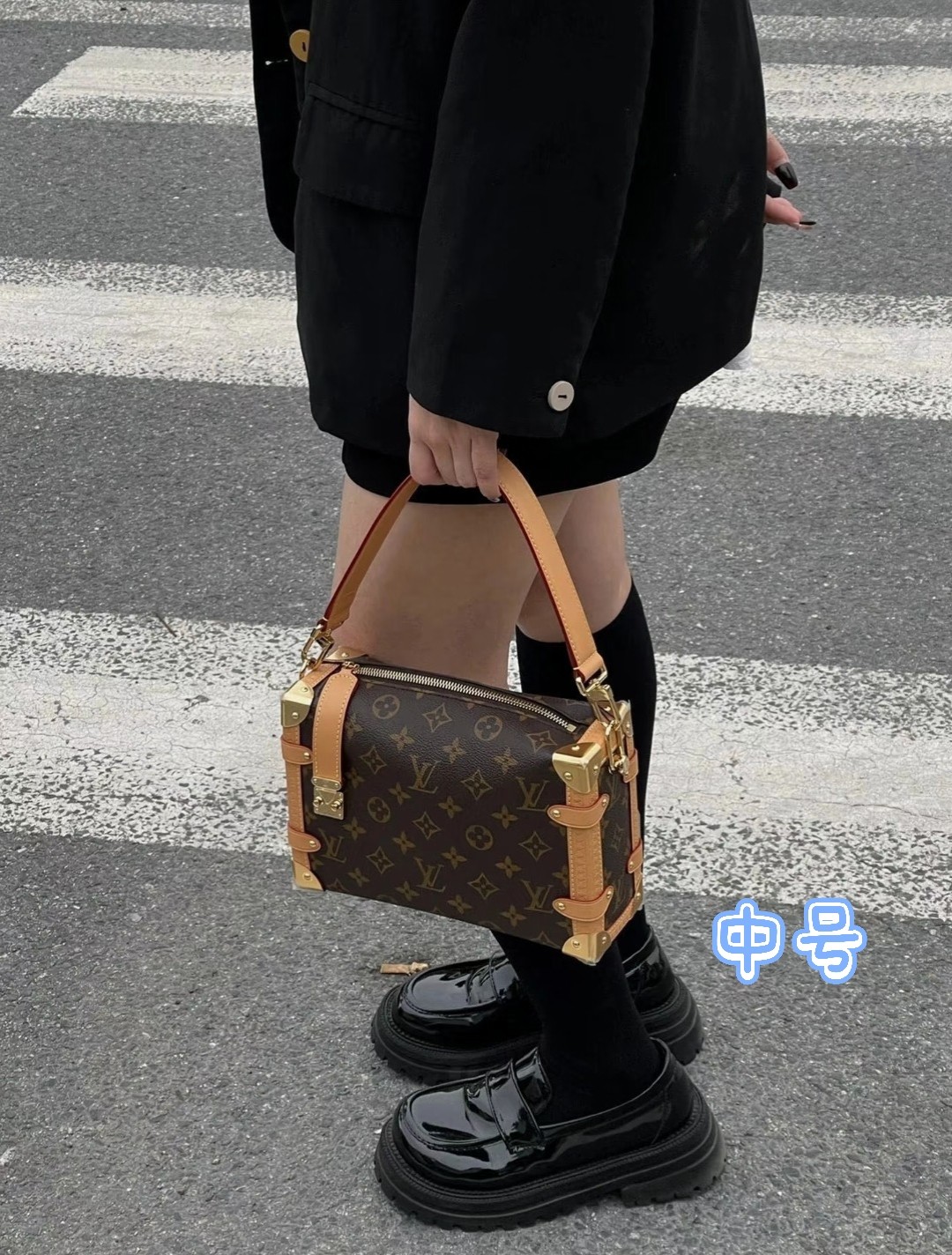 Lv Side Trunk软盒子包|谷爱凌同款 中号:21×14×6cm 小号:18×13×8cm 特点:复古摩登,风格独特吸晴. 方式:拉链式锁扣,配长肩带,可手拎可斜挎.
