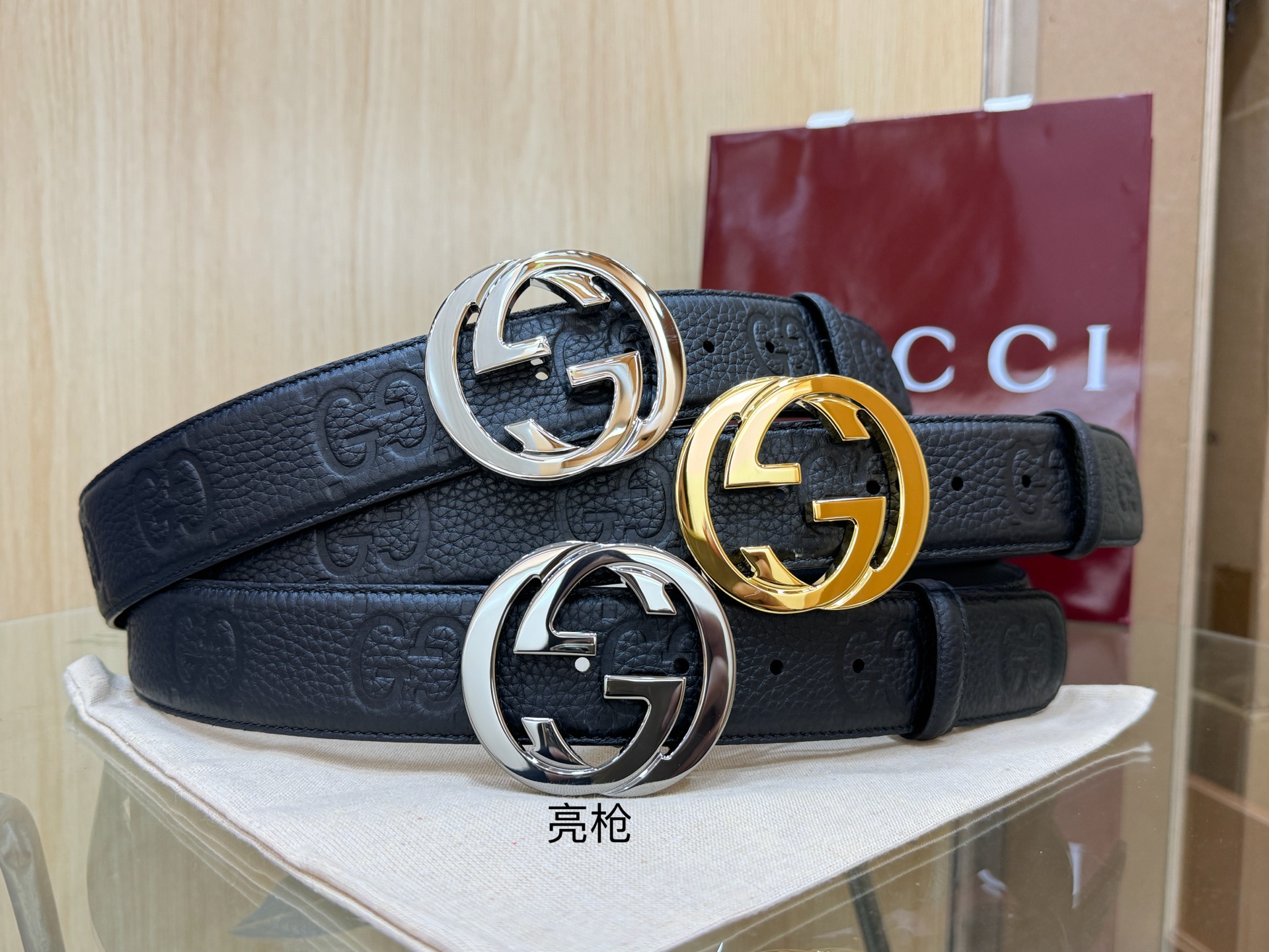 Gucci精选原单腰带💰220 全套包装 宽带3.8cm