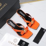Wholesale
 Versace Shoes Sandals High Quality Replica
 Genuine Leather Patent Sheepskin Silk