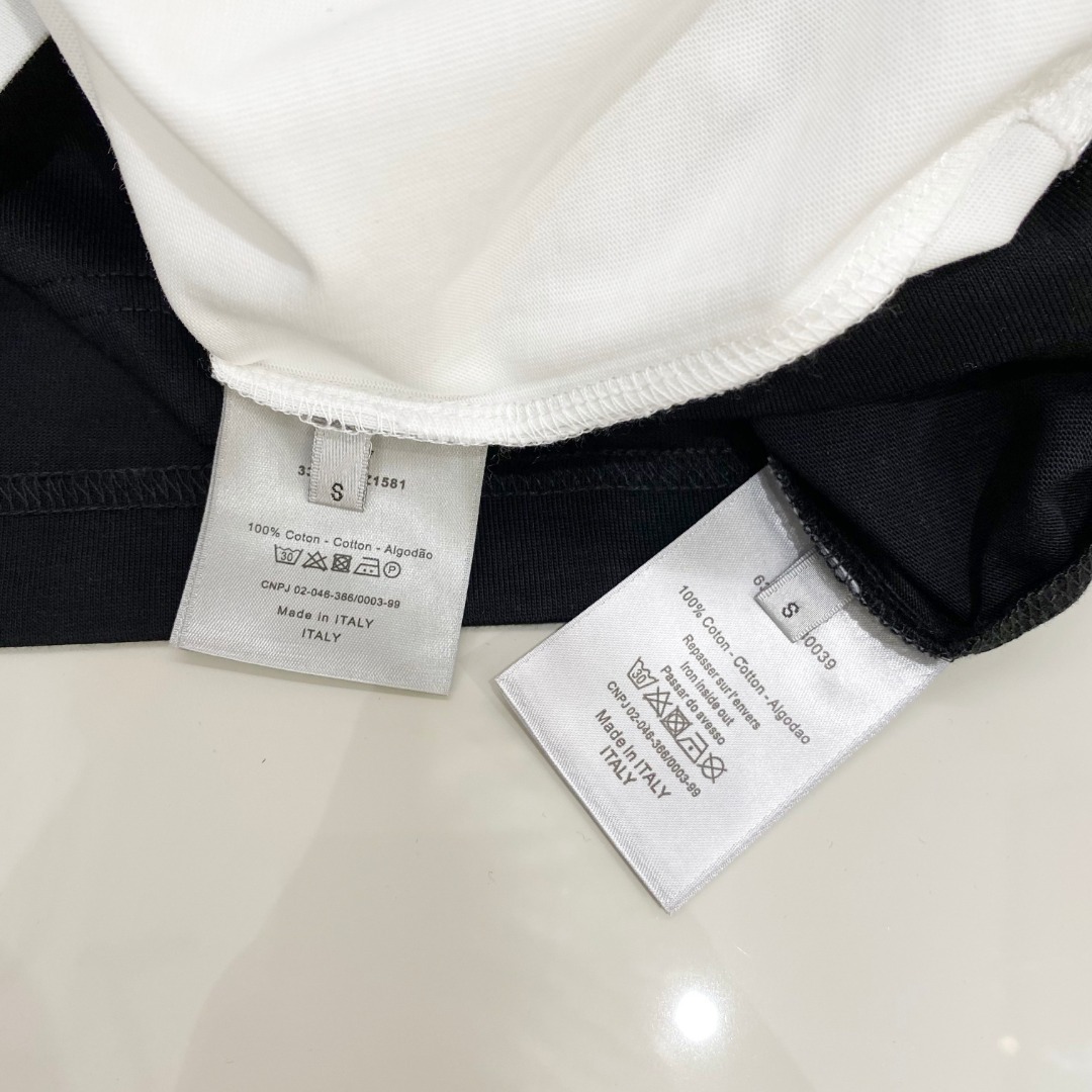  Dio*🆕 2025ss春夏新款棉质圆领短袖T恤 胸前重工刺绣🪡工艺 顶级丝光棉面料定制 标准版型
黑