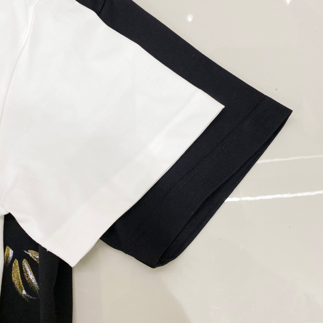  始祖鸟 2025ss春夏新款棉质圆领短袖T恤 胸前手绘涂鸦工艺 顶级丝光棉面料定制 标准版型
黑 白 