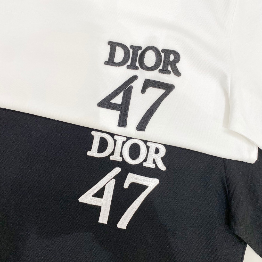  Dio*🆕 2025ss春夏新款棉质圆领短袖T恤 胸前重工刺绣🪡工艺 顶级丝光棉面料定制 标准版型
黑