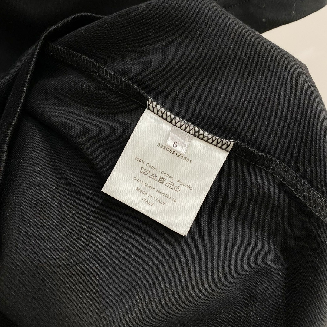  Dio*🆕 2025ss春夏新款棉质圆领短袖T恤 胸前重工刺绣🪡工艺 顶级丝光棉面料定制 标准版型
黑