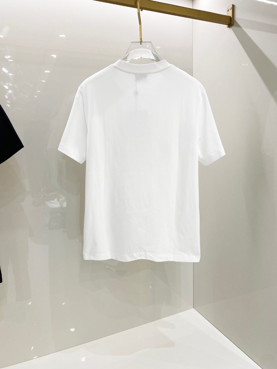  Mon*🆕 2025ss春夏新款棉质圆领短袖T恤 胸前完美配色印花工艺 顶级丝光棉面料定制 标准版型
