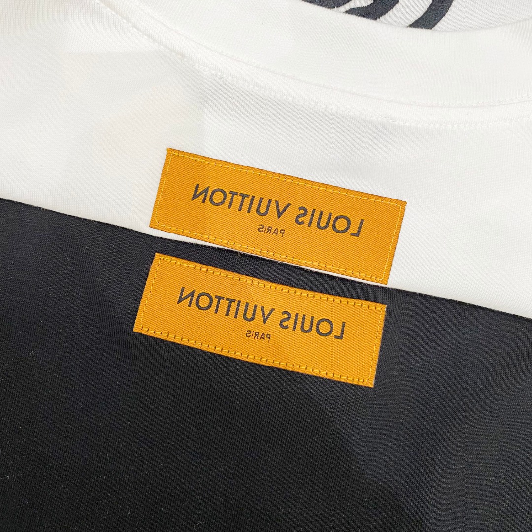  LV 2025早春 最新款短袖T恤，原标 定制面料，手感柔软，穿着舒适，做工精细.上身效果无敌帅气， 