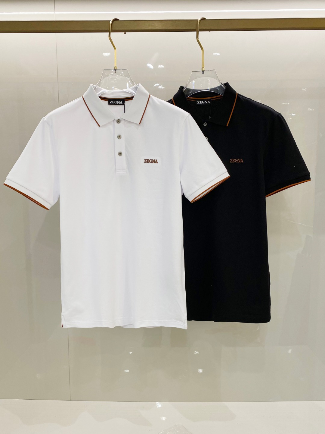  杰尼亚  2025ss夏季新款 logo男士翻领Polo衫！经典商务男款，高端男装的天花板级别的商务男