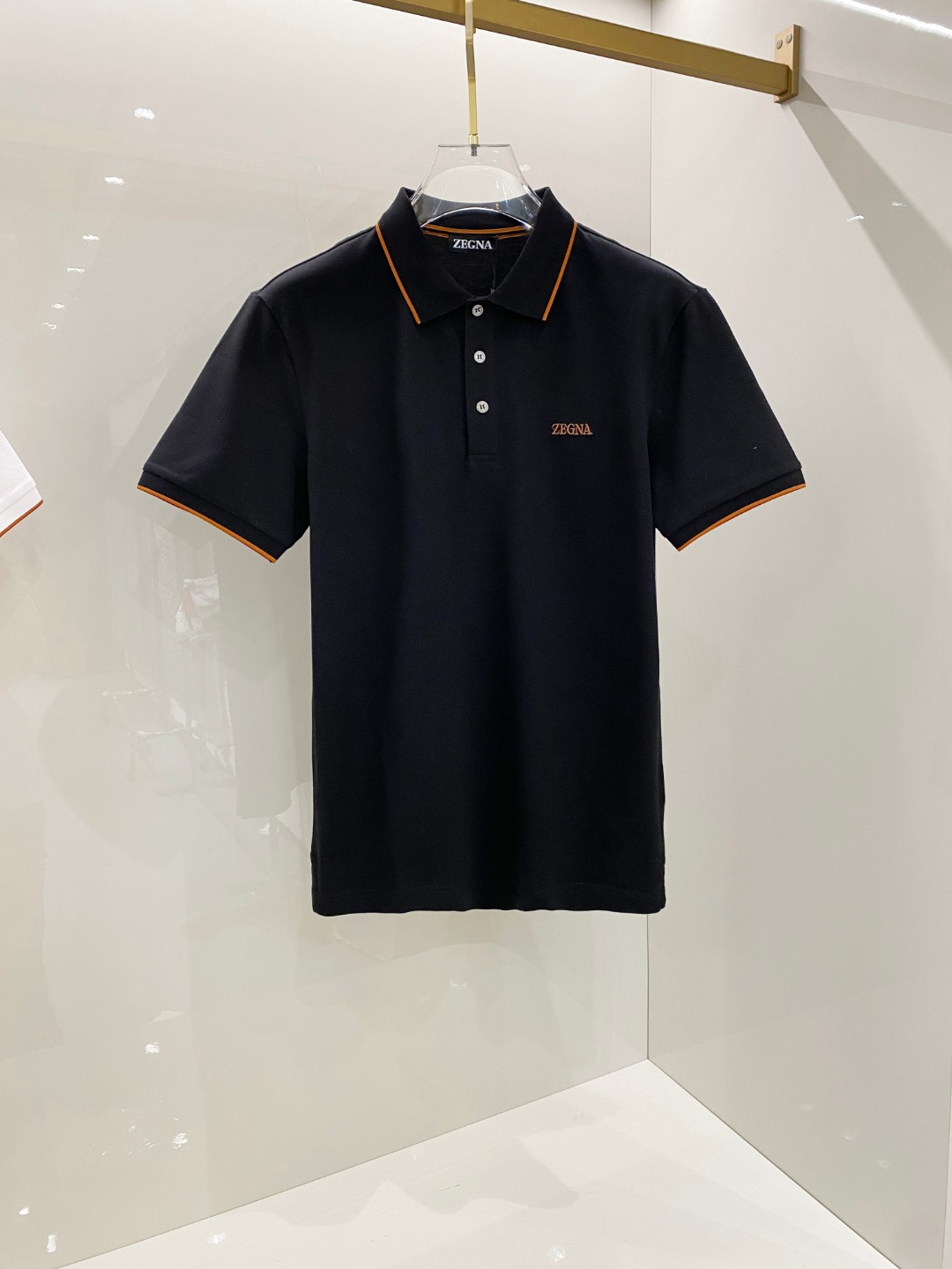  杰尼亚  2025ss夏季新款 logo男士翻领Polo衫！经典商务男款，高端男装的天花板级别的商务男