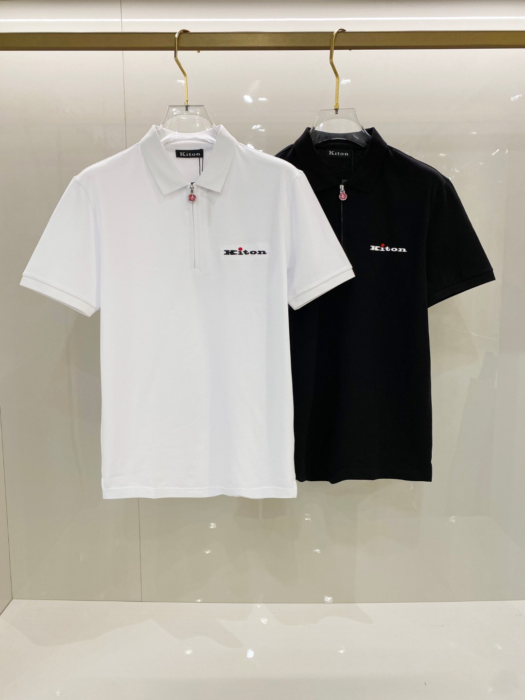  kiton 2025ss夏季新款 logo男士翻领Polo衫！经典商务男款，高端男装的天花板级别的商务