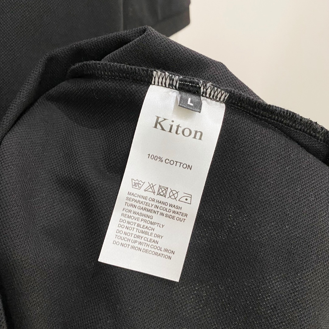  kiton 2025ss夏季新款 logo男士翻领Polo衫！经典商务男款，高端男装的天花板级别的商务